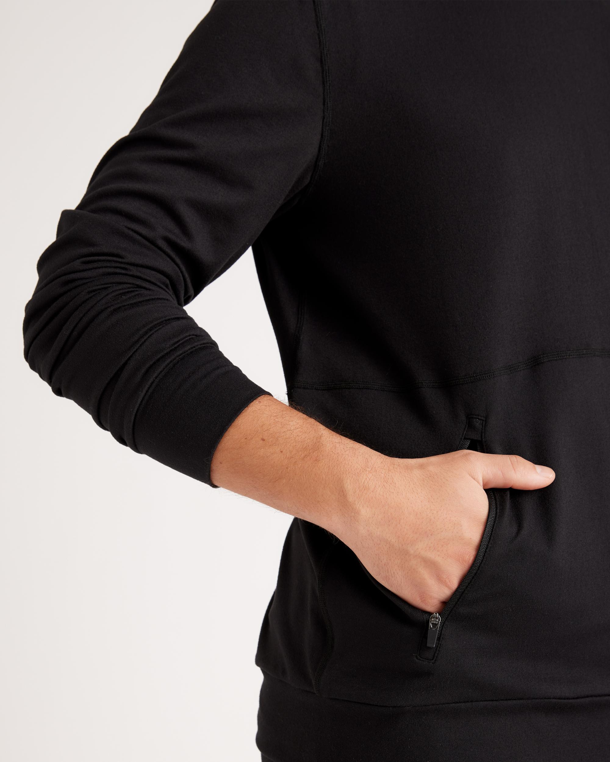 Quince | Men's Super Soft Performance Hoodie Pullover Flowknit Activewear, Recycled Polyester Product Image