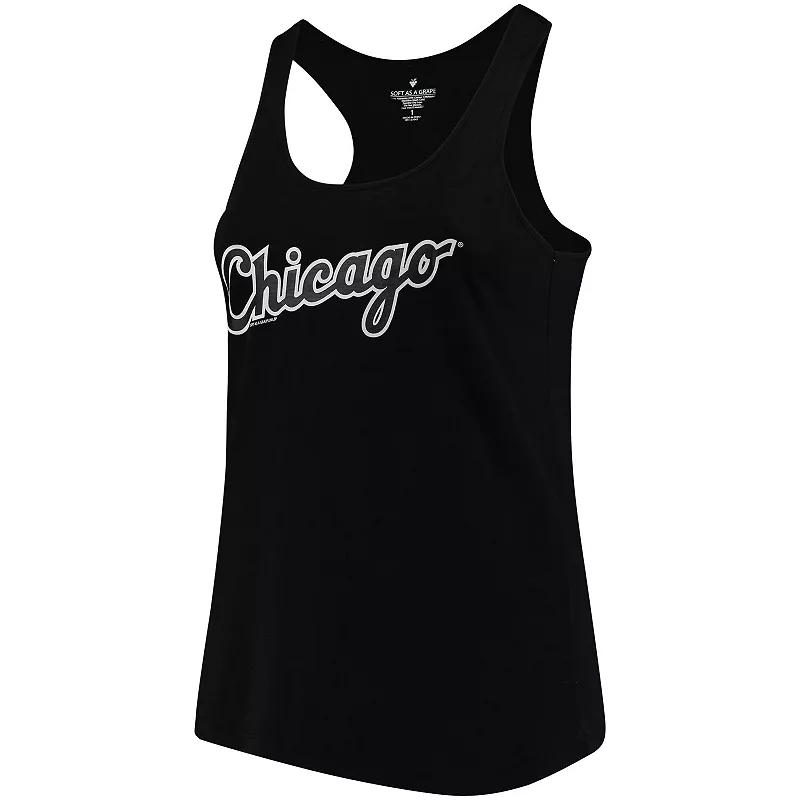 Women's Soft as a Grape Black Chicago White Sox Plus  Product Image