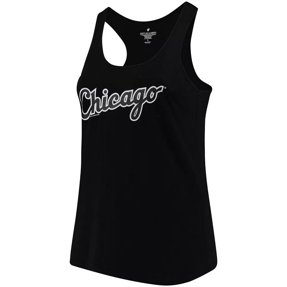 Women's Soft as a Grape Black Chicago White Sox Plus  Product Image