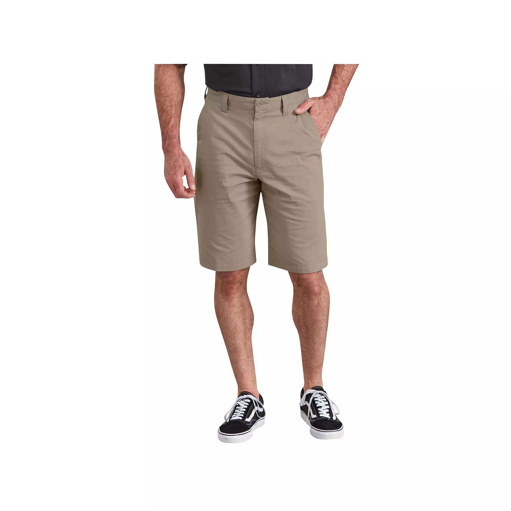 Men's Dickies 11-inch Performance Hybrid Utility Shorts, Size: 42, Beige Product Image