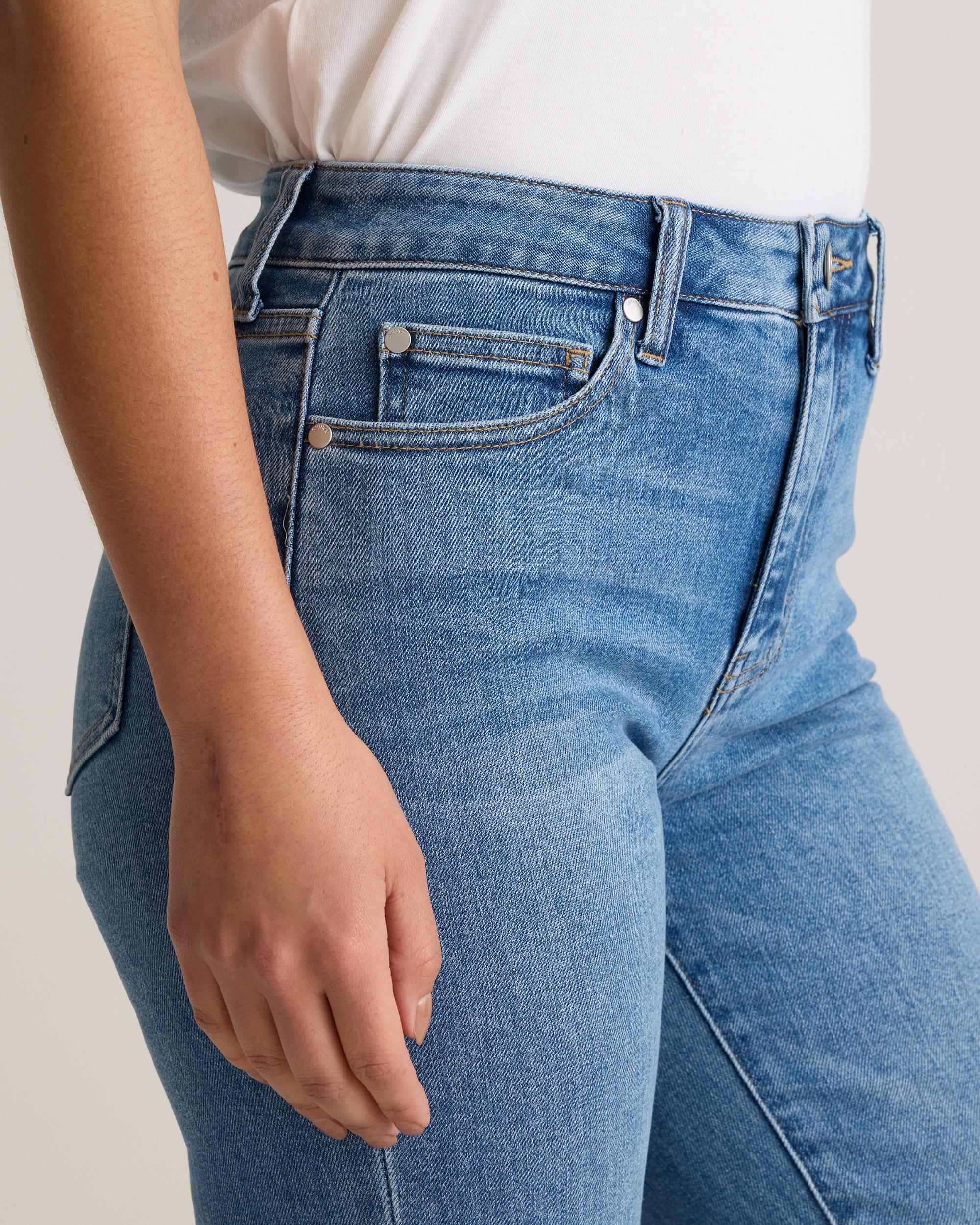 Quince | Women's Bella Stretch Straight Jeans Organic Cotton Product Image