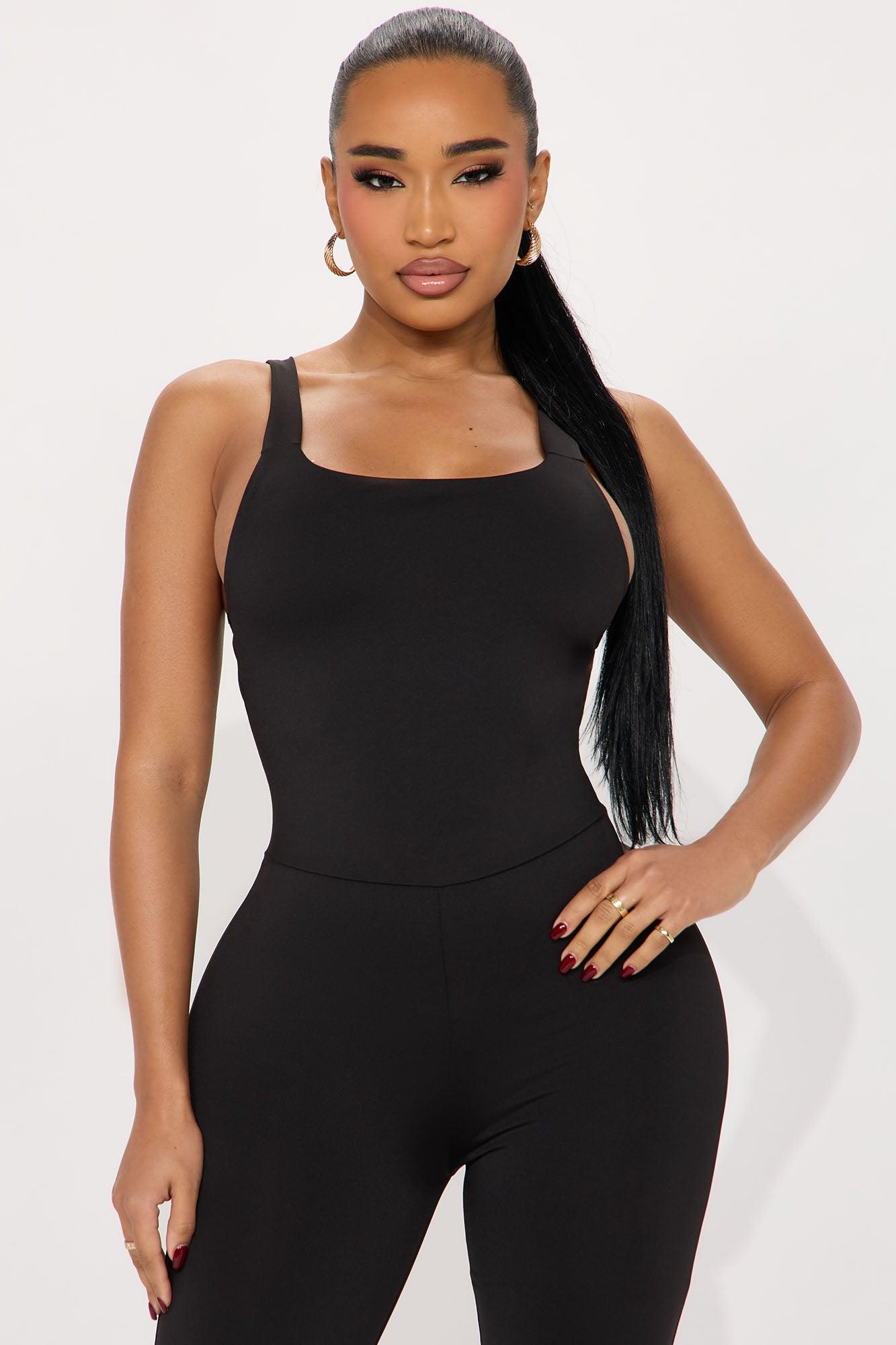 Back Me Up Jumpsuit - Black Product Image