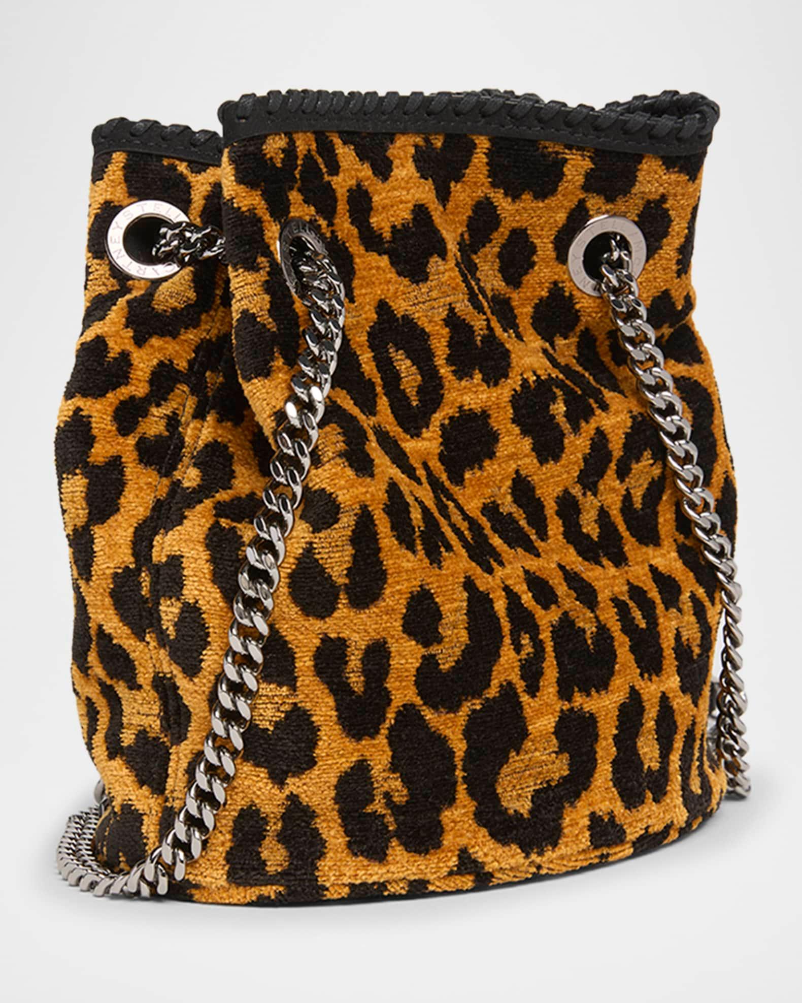 Leopard Jacquard Bucket Bag Product Image