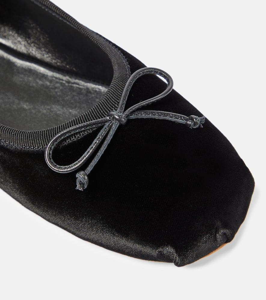 logo-strap ballerina shoes Product Image