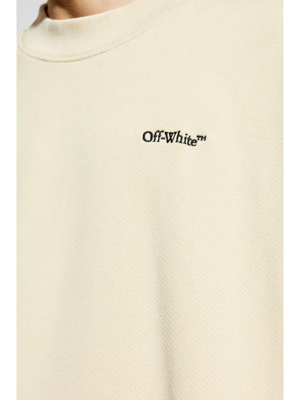embroidered-logo cotton sweatshirt Product Image