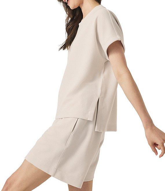 Splendid Scuba Knit Crew Neck Short Sleeve Tee Product Image