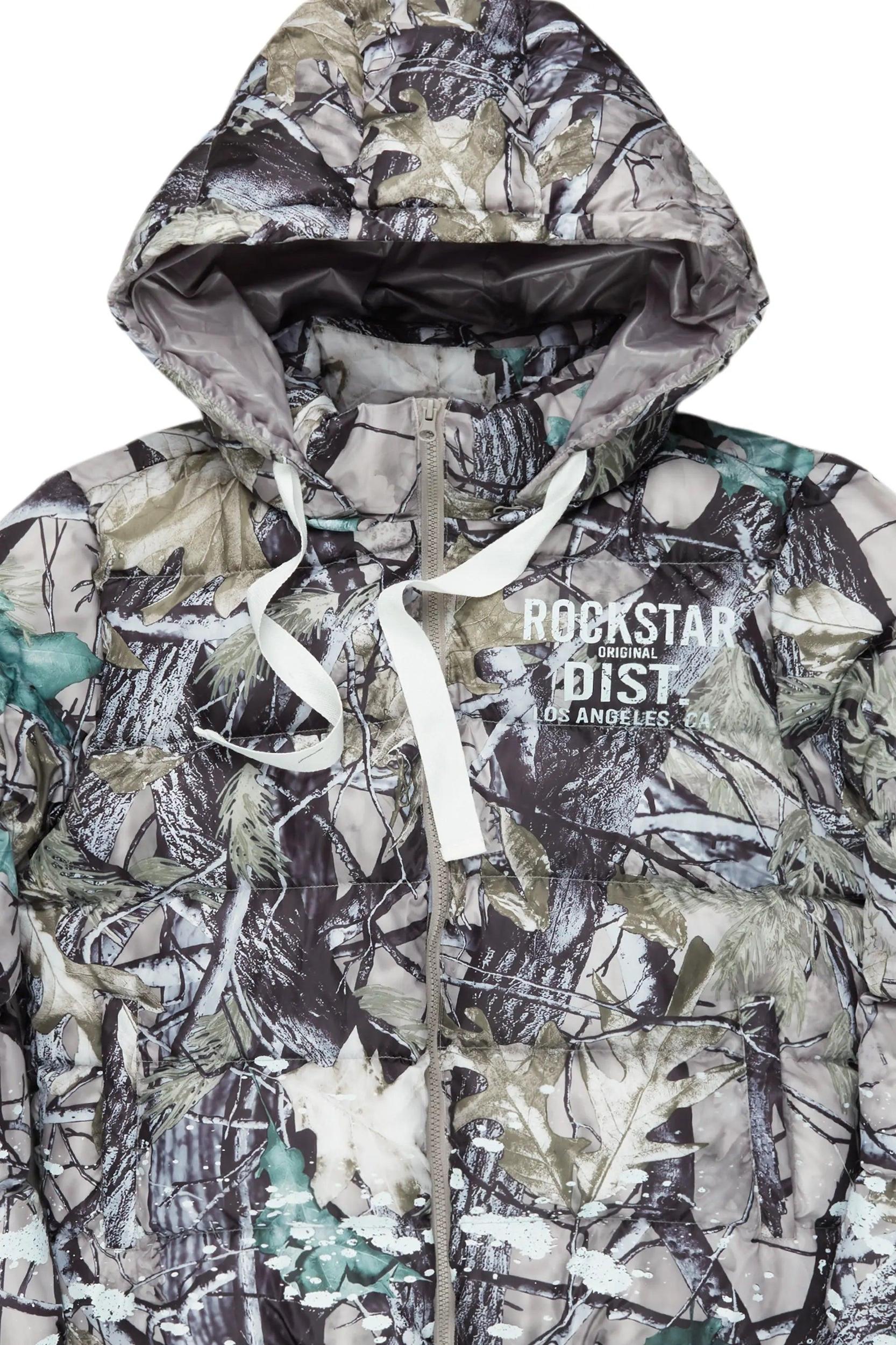 Art Dist. 2.0 Tree Camo Puffer Jacket Female Product Image
