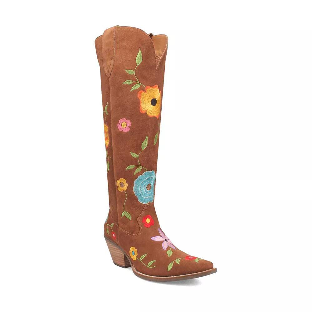 Dingo Flower Power Women's Suede Boots,  Product Image