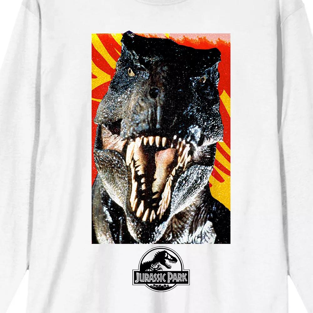 Men's Jurassic Park T-Rex Graphic Tee, Size: Small, White Product Image