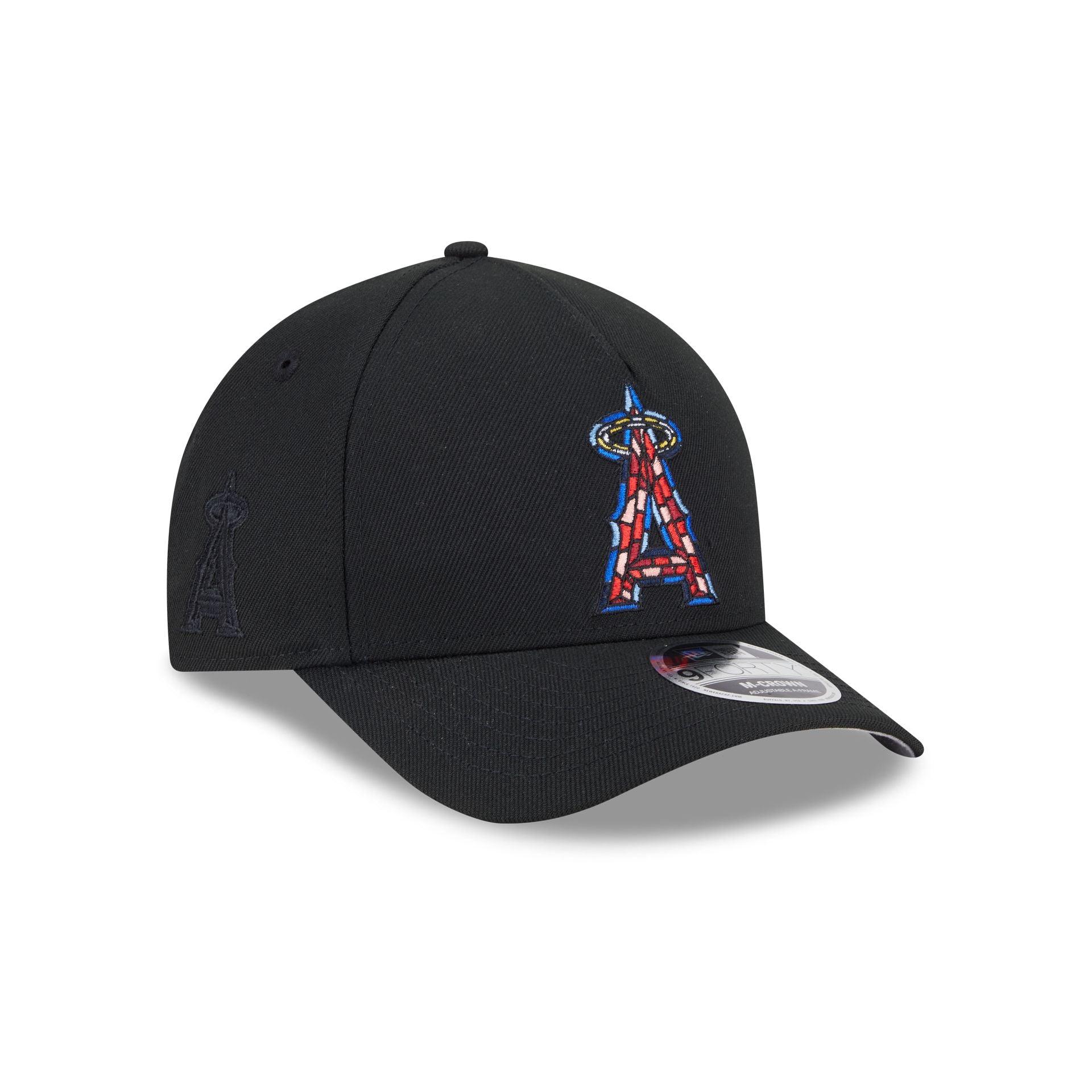 Los Angeles Angels Stained Glass 9FORTY M-Crown A-Frame Snapback Hat Male Product Image