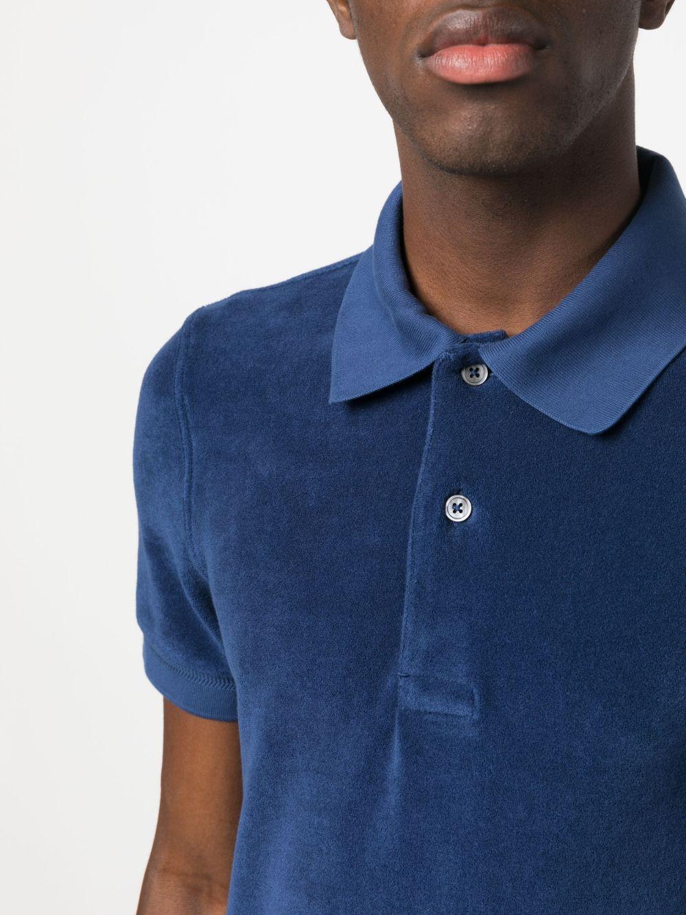 towelling-finish polo shirt Product Image