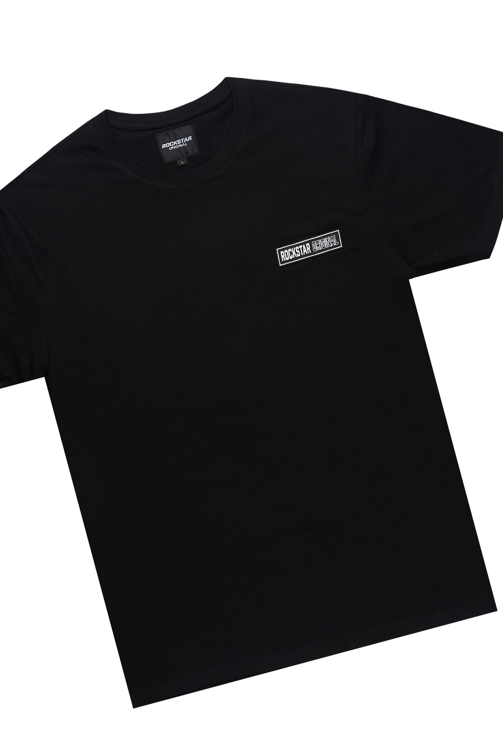 Zayn Black/Black Graphic Short Set Male Product Image