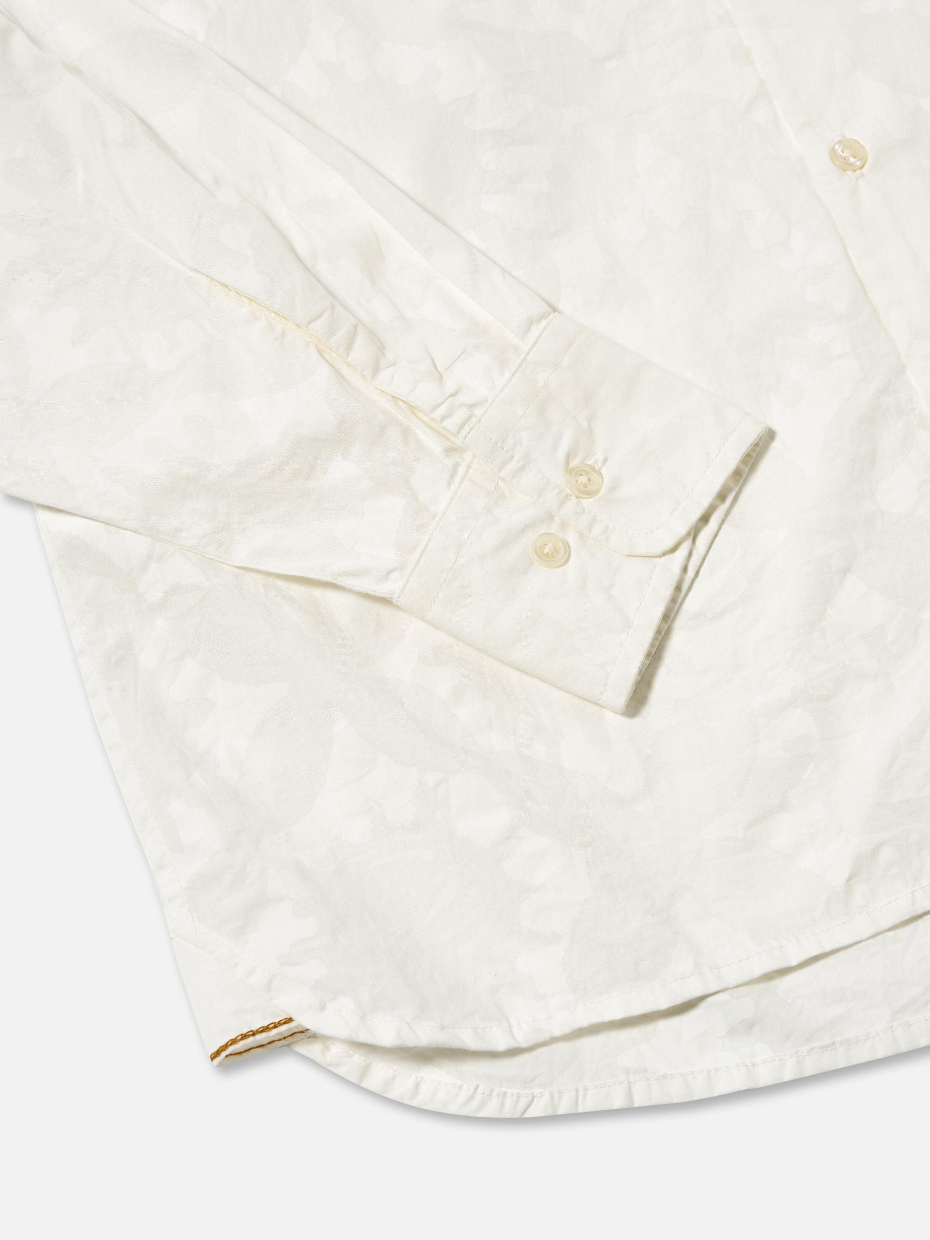 Ecru Sun Print Poplin Field Shirt Product Image