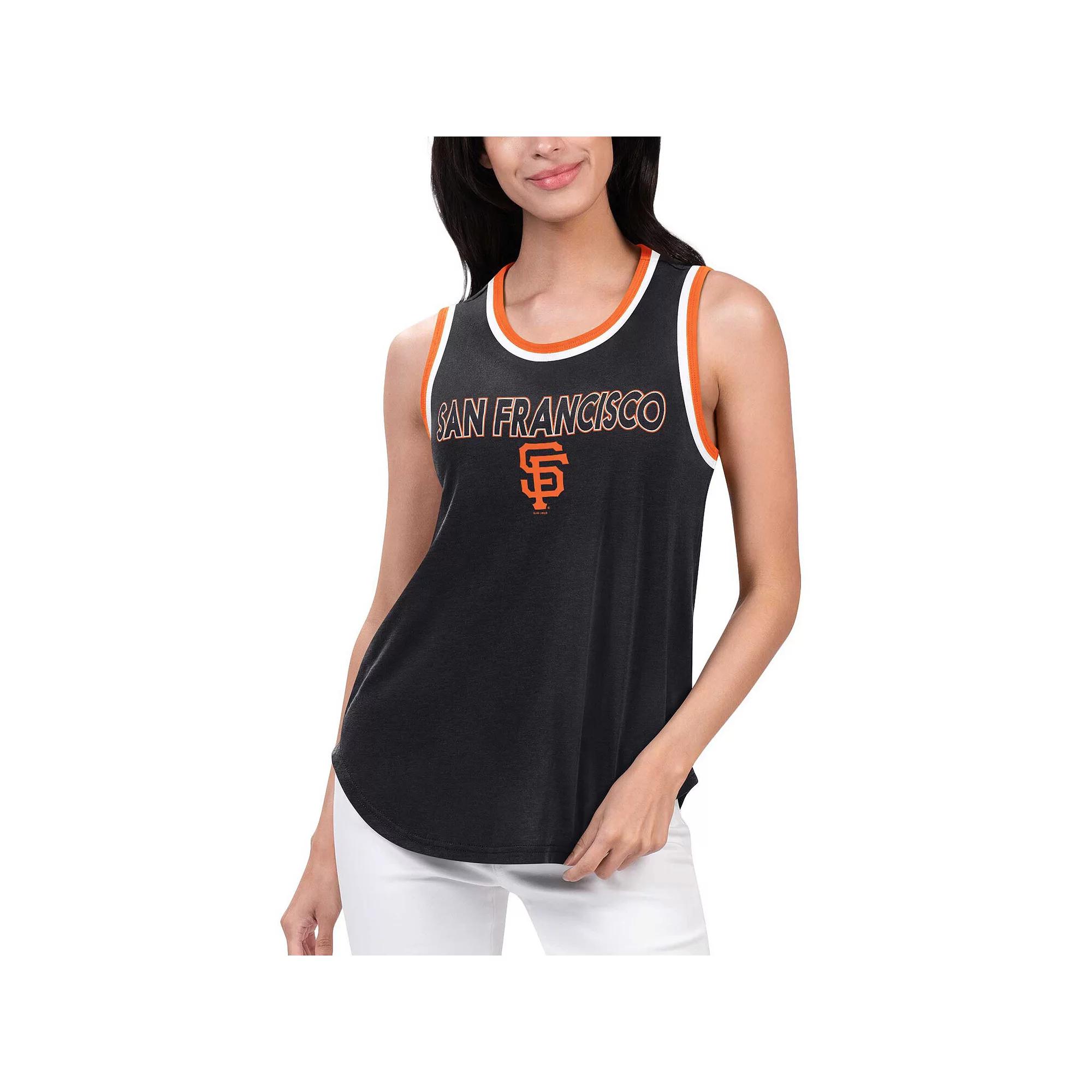 Women's G-III 4Her by Carl Banks Black San Francisco Giants Strategy Tank Top, Size: XS Product Image