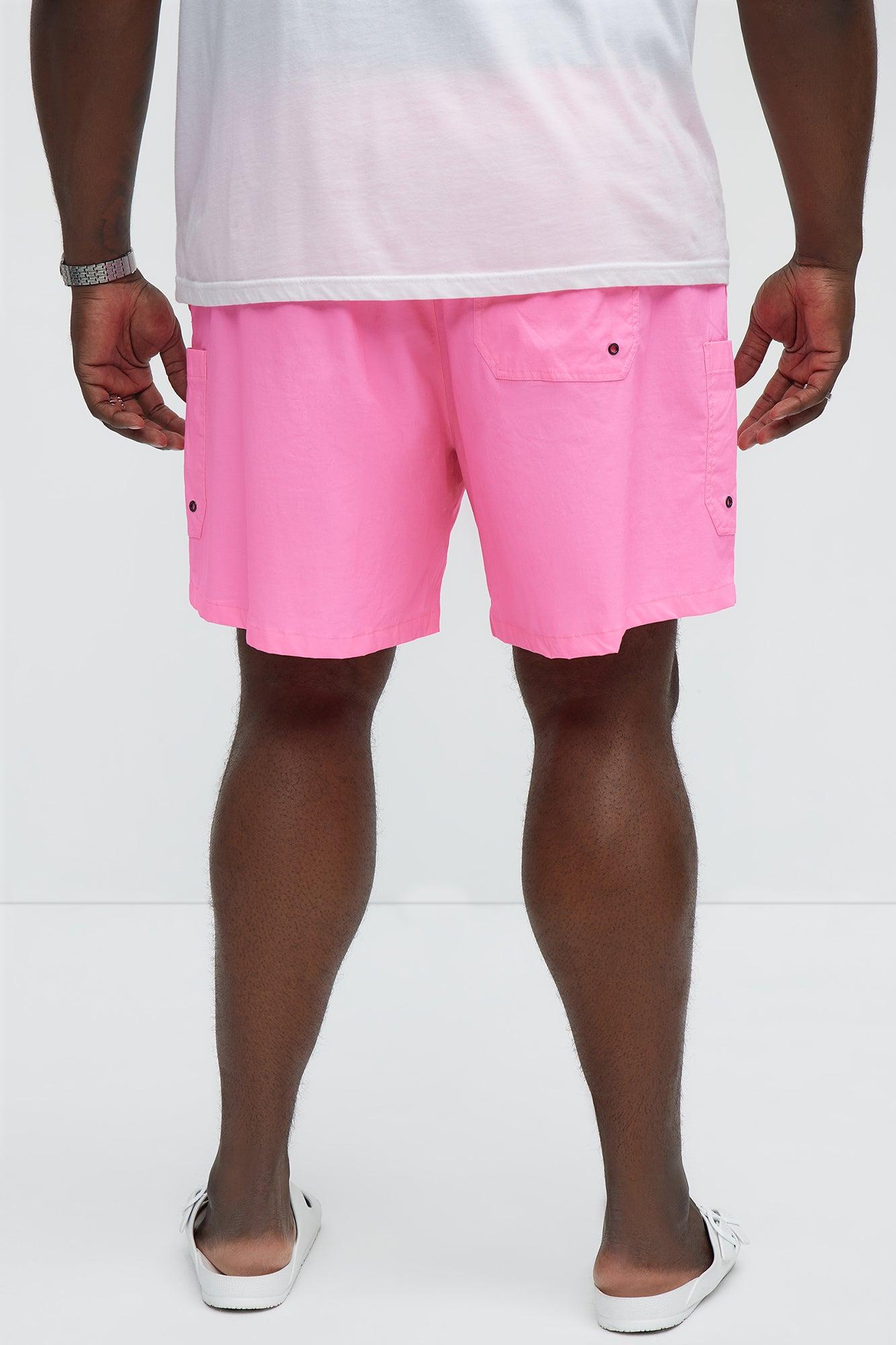 Fortified Pocket Swim Classic Trunk - Pink Product Image