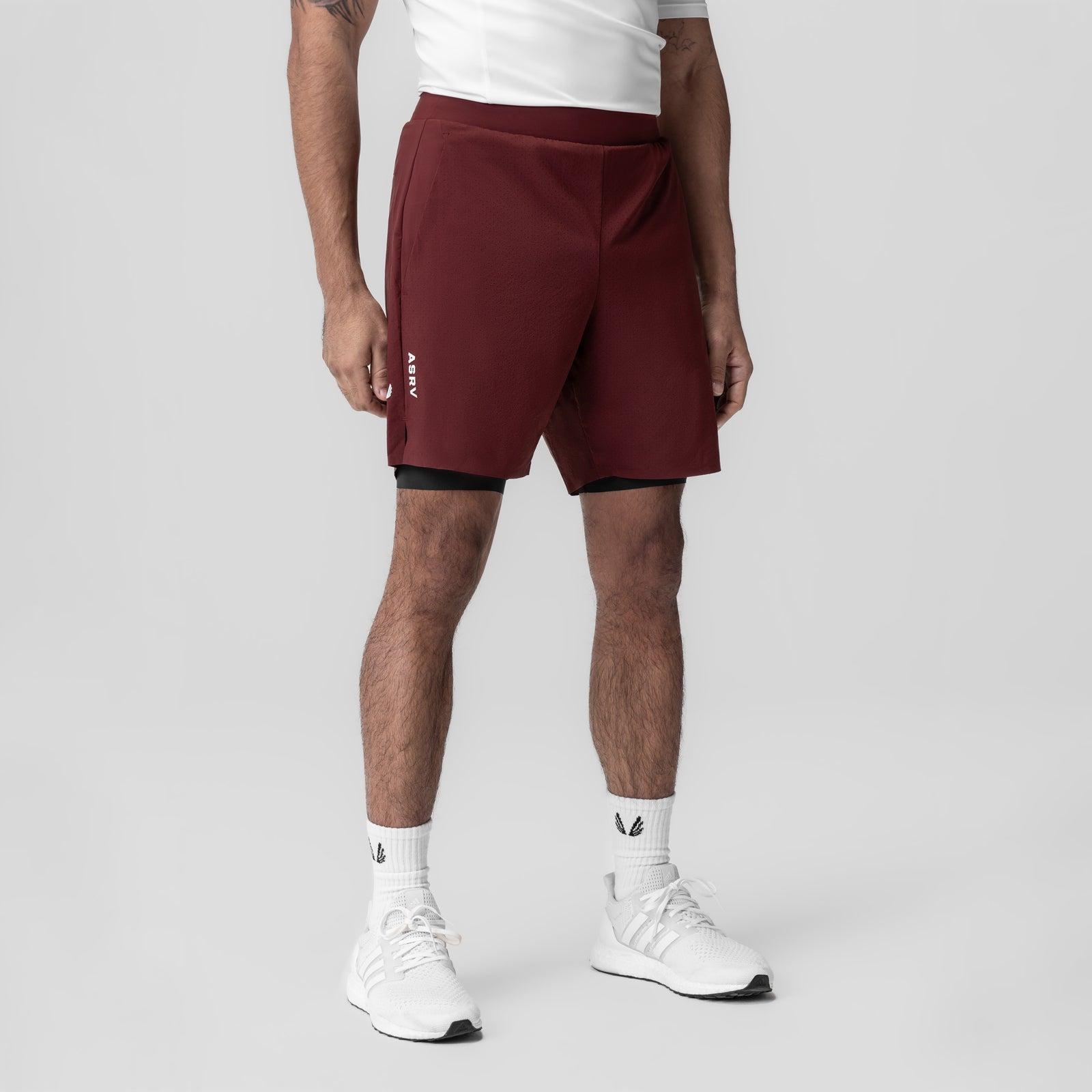 1028. Aerotex™ Bonded 7" Liner Short - Crimson Male Product Image