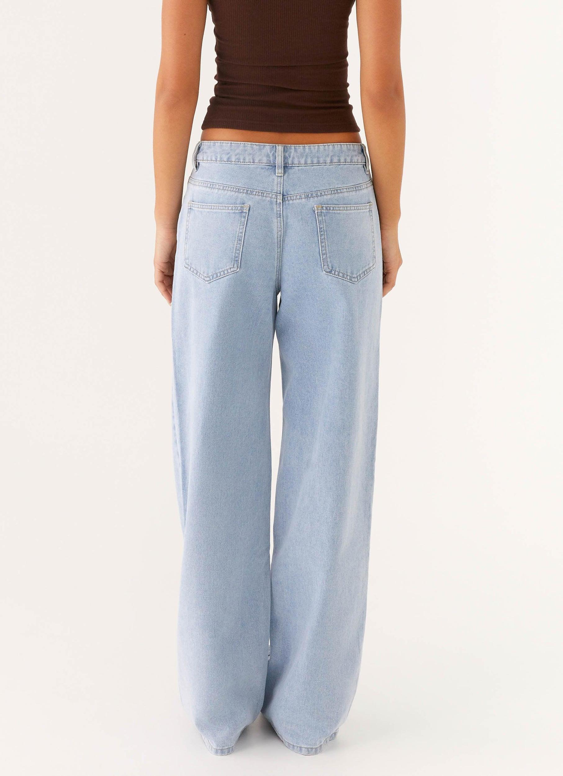 Keanna Low Rise Denim Jeans - Sky Product Image