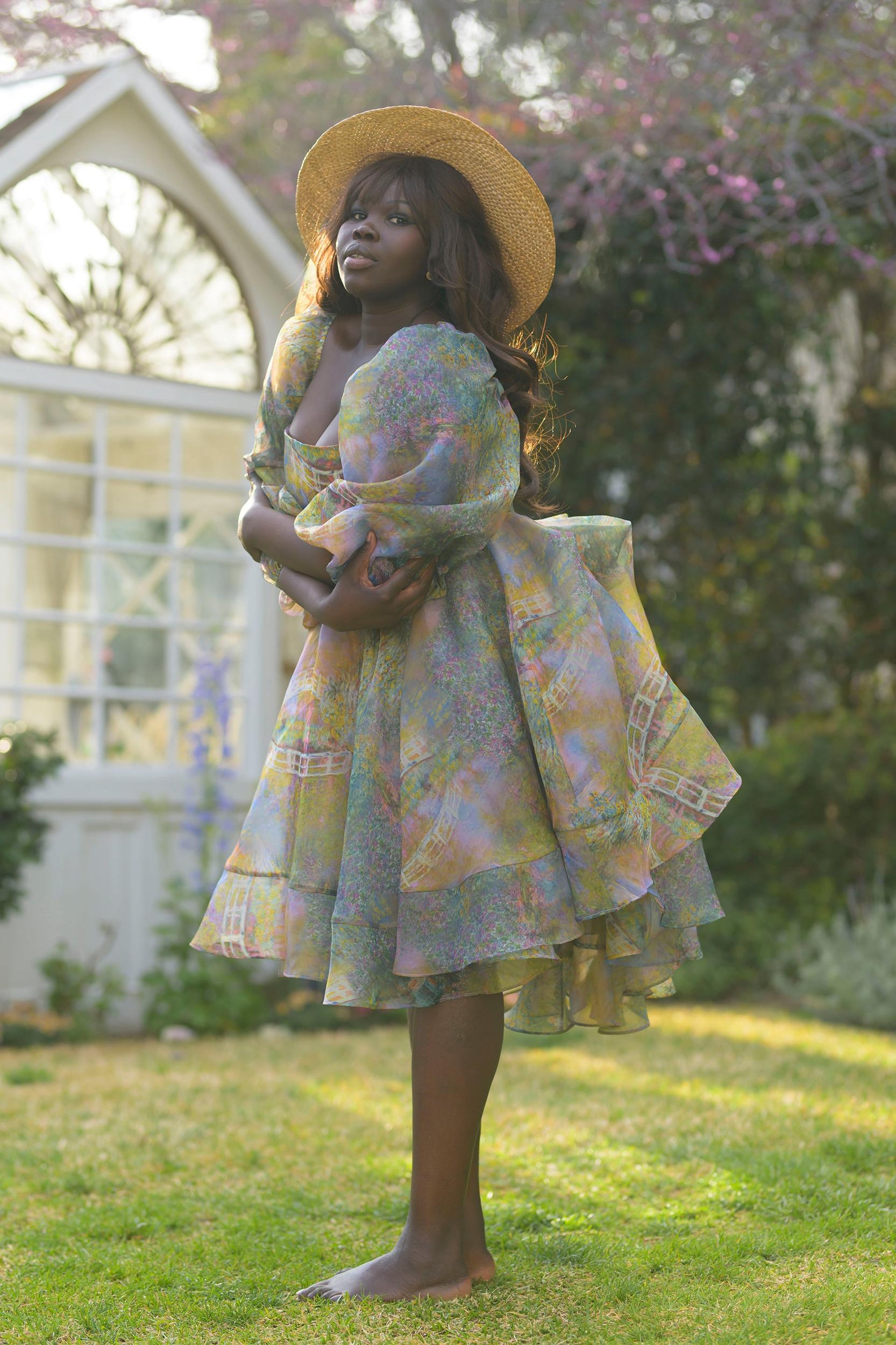 The Bridge Angel Mini Bustle Dress Product Image