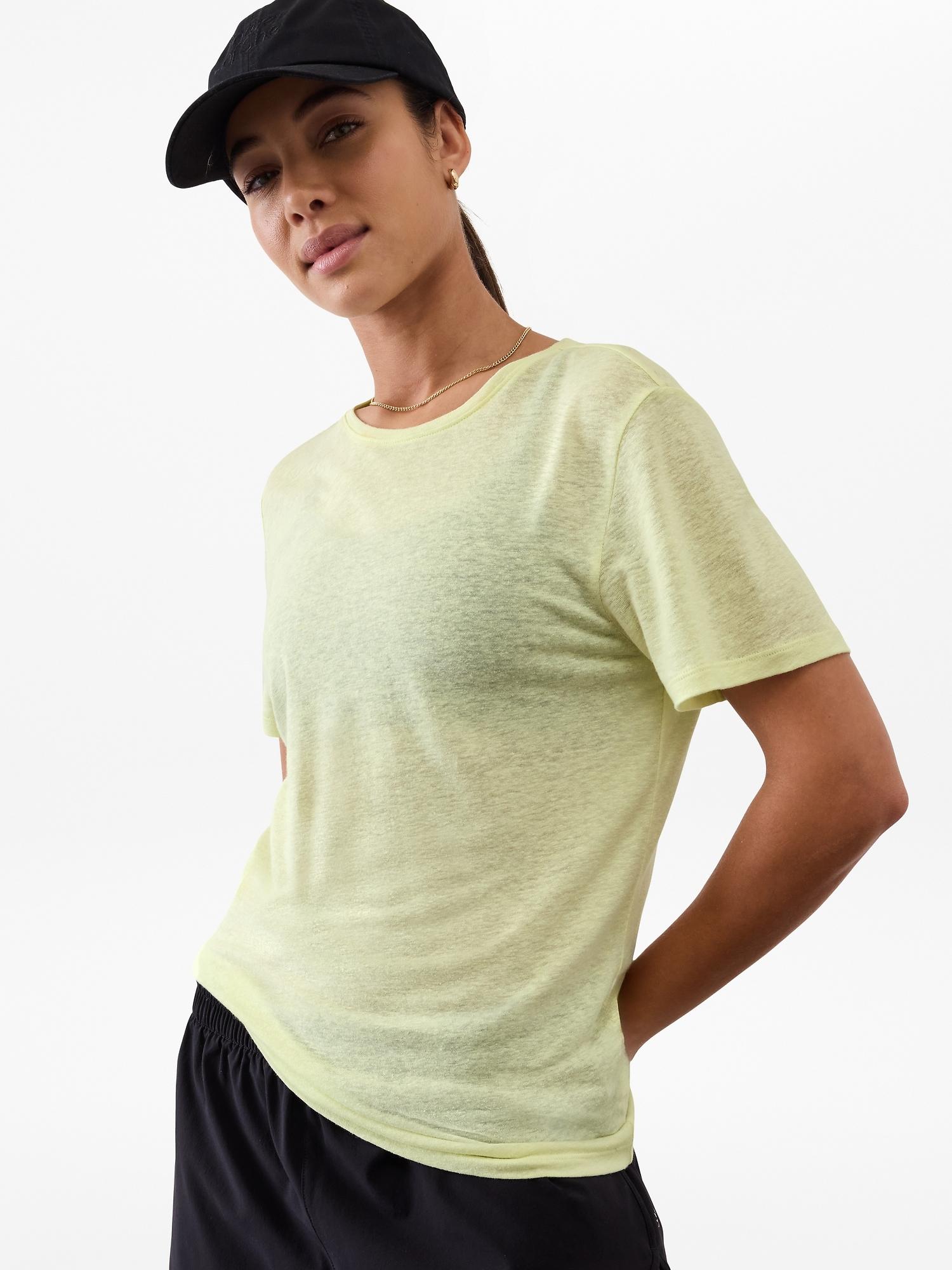 Getaway Linen Blend Tee Product Image