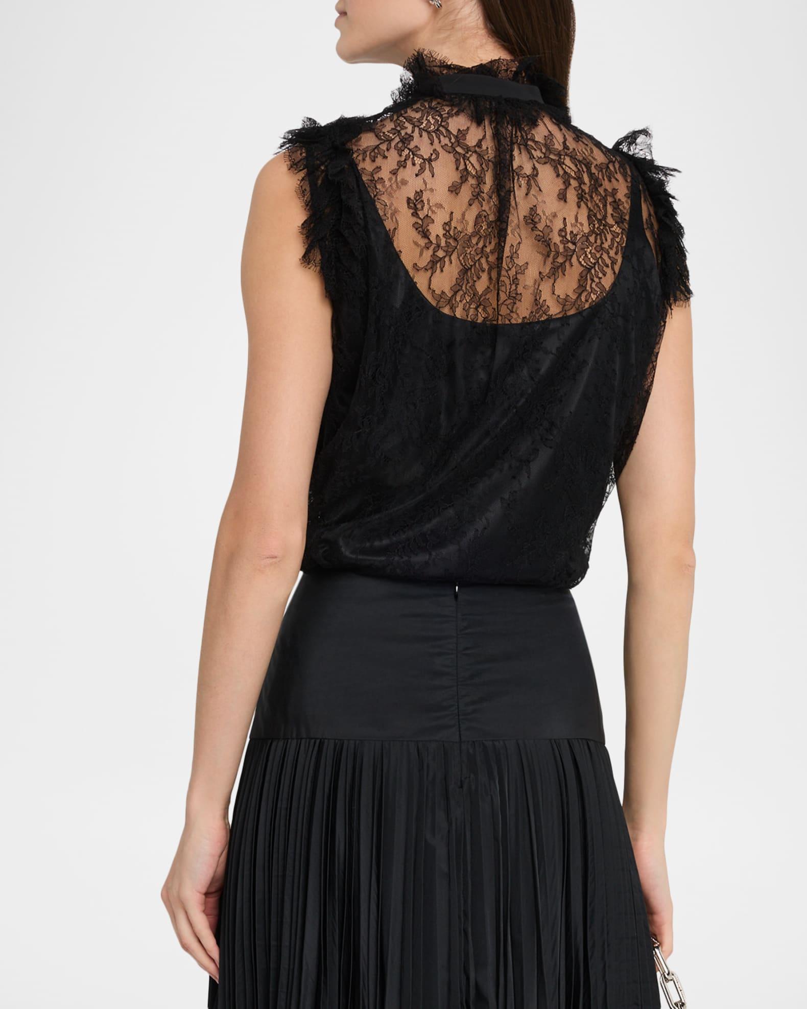 Sleeveless Lace Blouse with Cami Product Image
