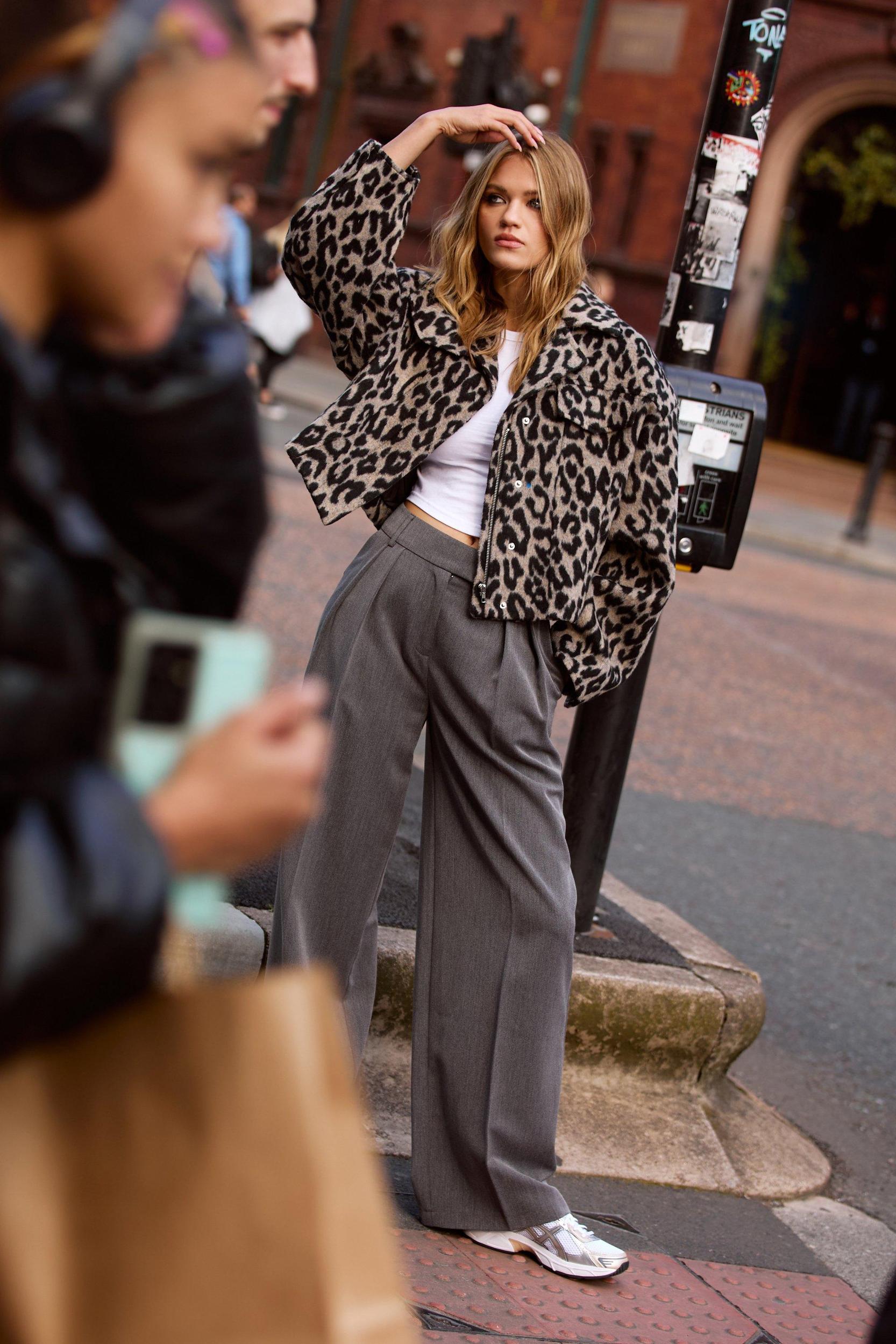 Animal Wool Blend Trucker  Product Image