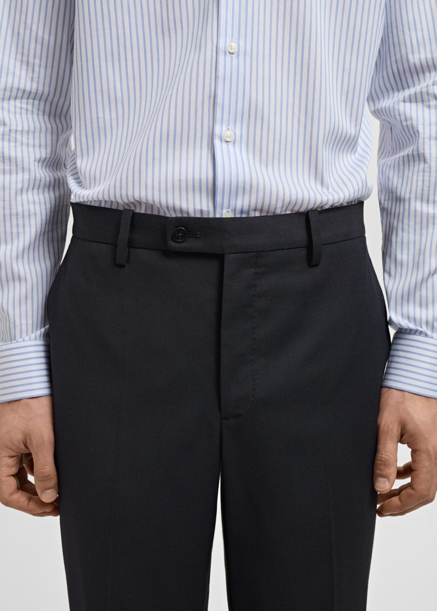 Monaco slim-fit suit pants - Men | MANGO USA Product Image