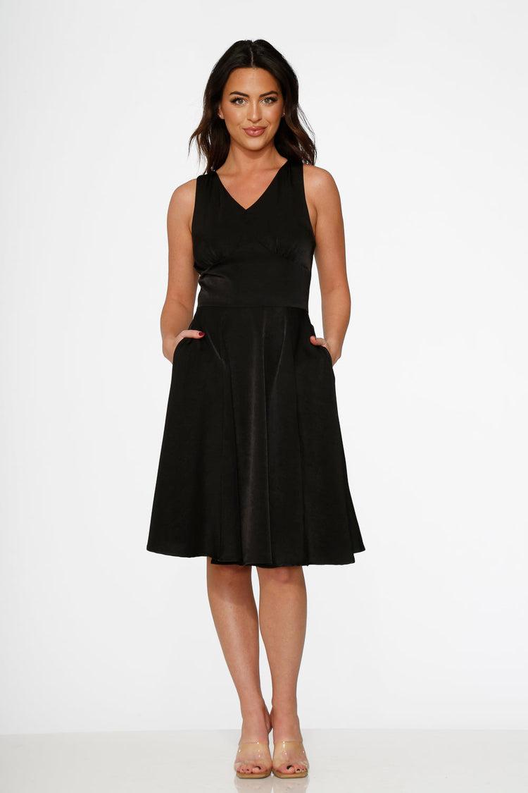Black Swing Dress Product Image
