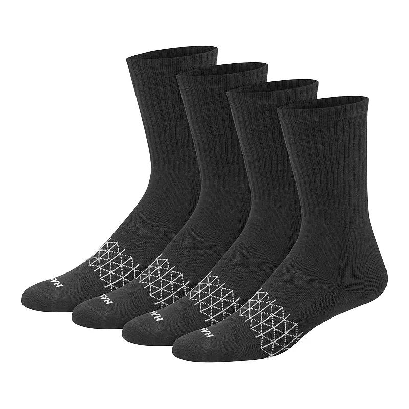 Men's Hanes® 3+1 Bonus Pack Ultimate Absolute Comfort Crew Socks,  Product Image