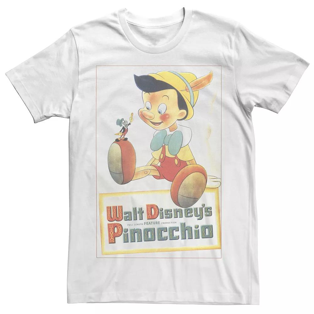 Big & Tall Disney Pinocchio Vintage Portrait Tee, Men's,  Product Image