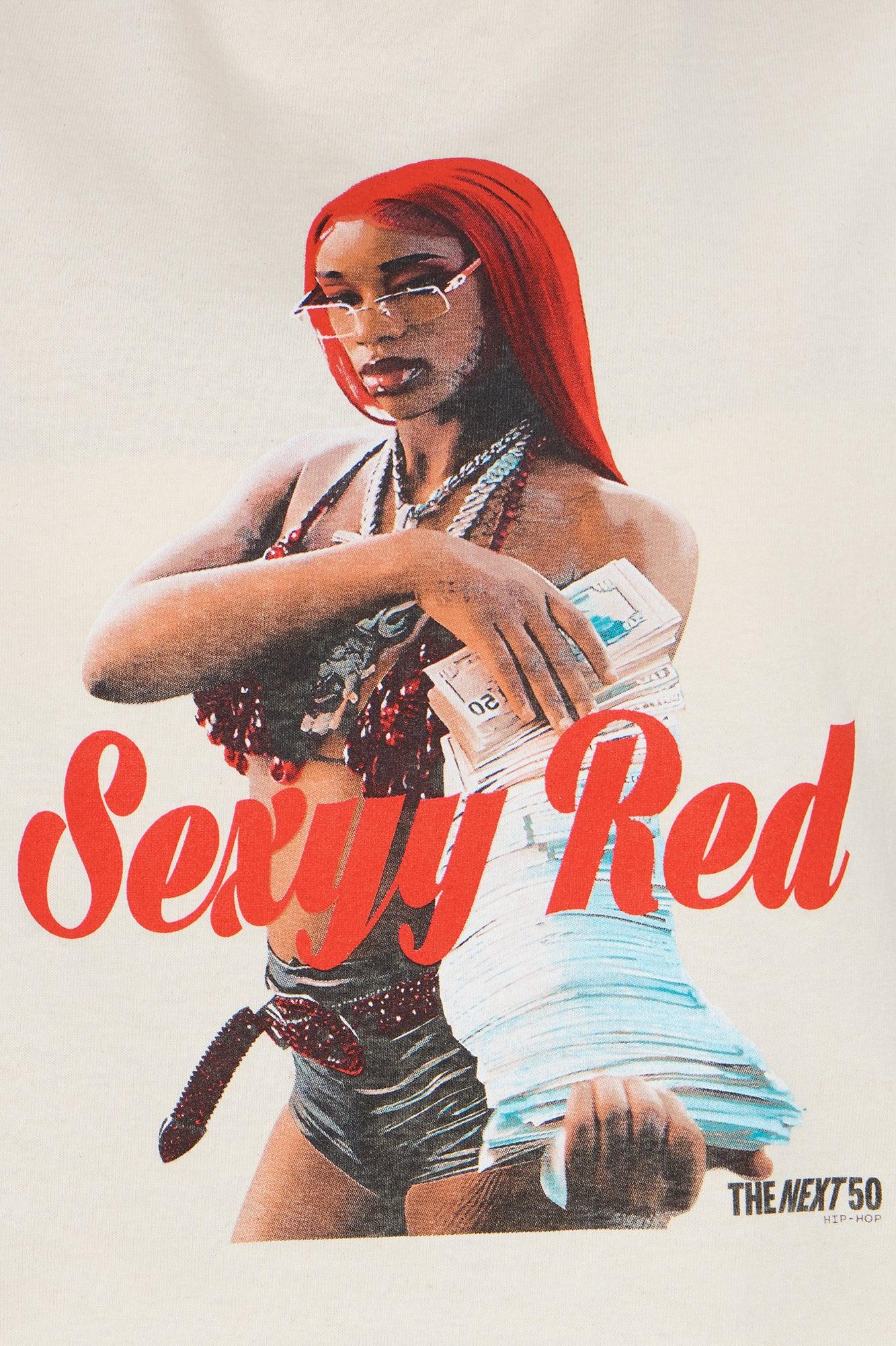 Sexyy Red Get It Tee - Cream Female Product Image