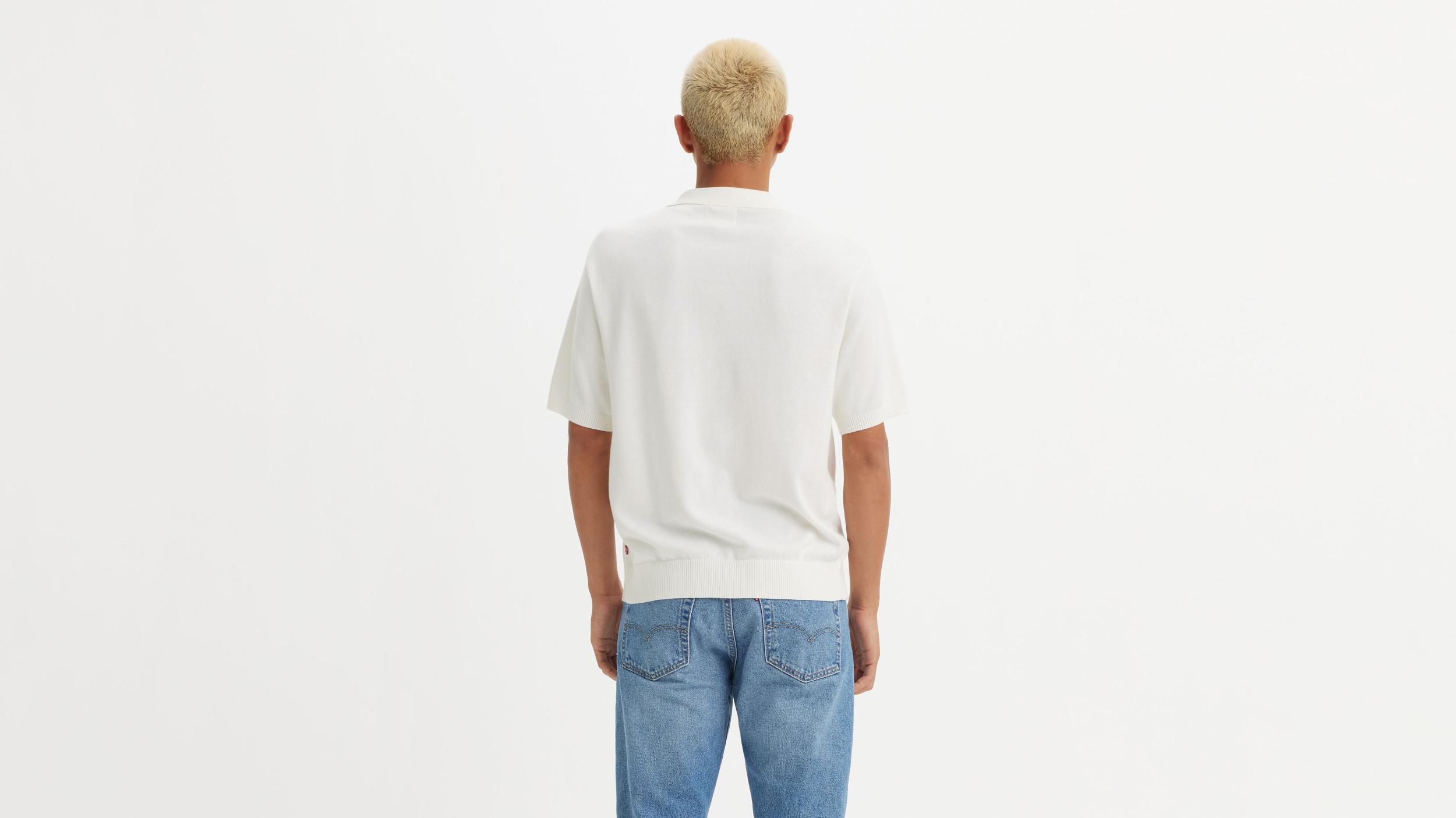 Sweater Knit Polo Shirt Product Image