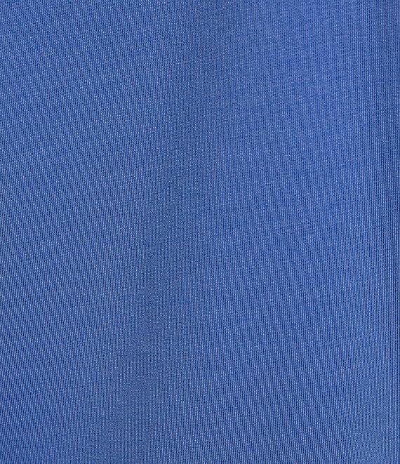 J.McLaughlin Terrine Cotton Blend Stretch V-Neck Short Sleeve Tee Shirt Product Image