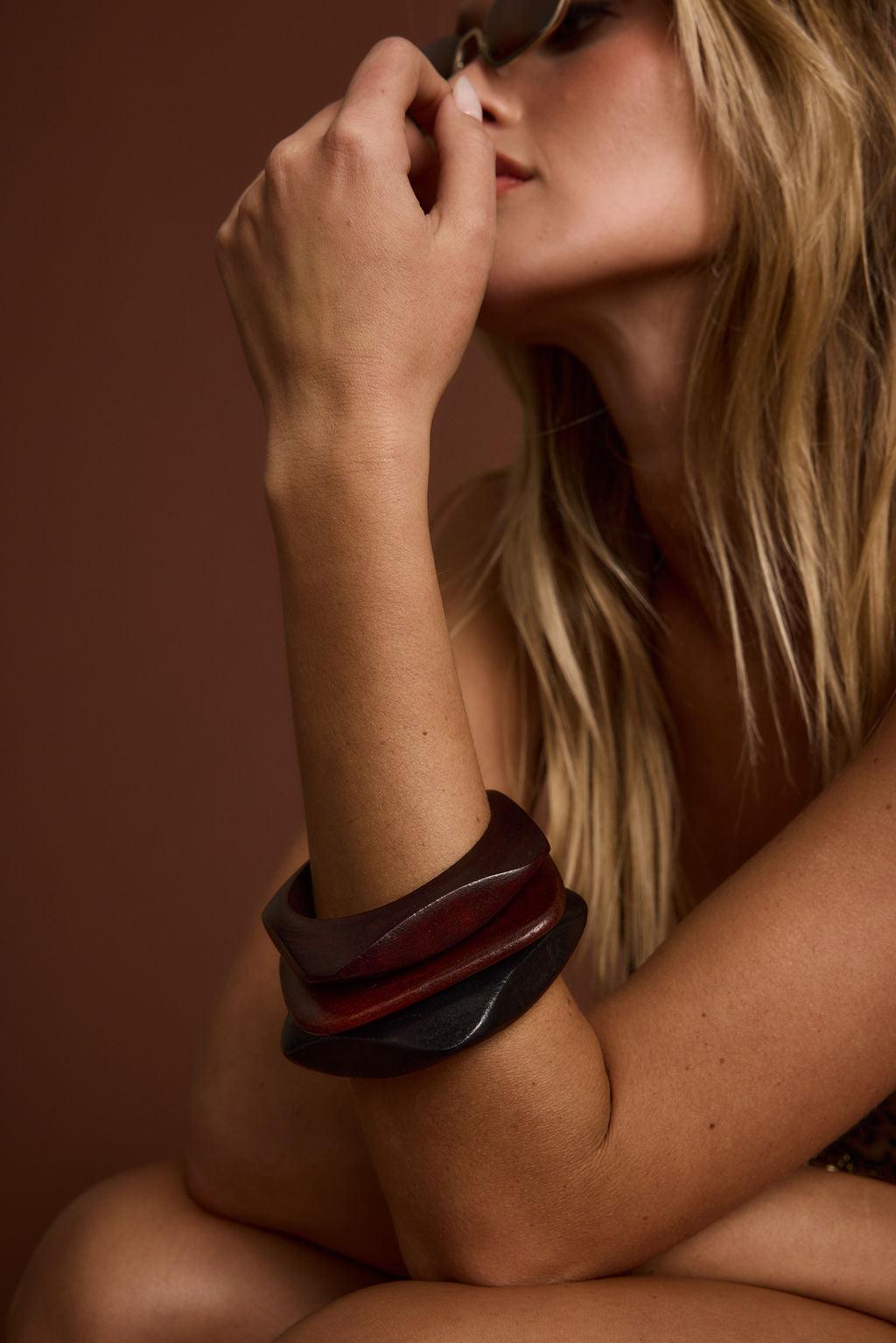 Canyon Artisan Chunky Bangle Stack Product Image