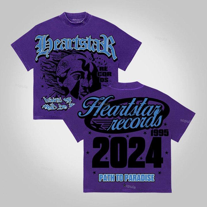 Heartstar Path To Paradise 2024 Vintage Graphic Cotton T-Shirt Product Image