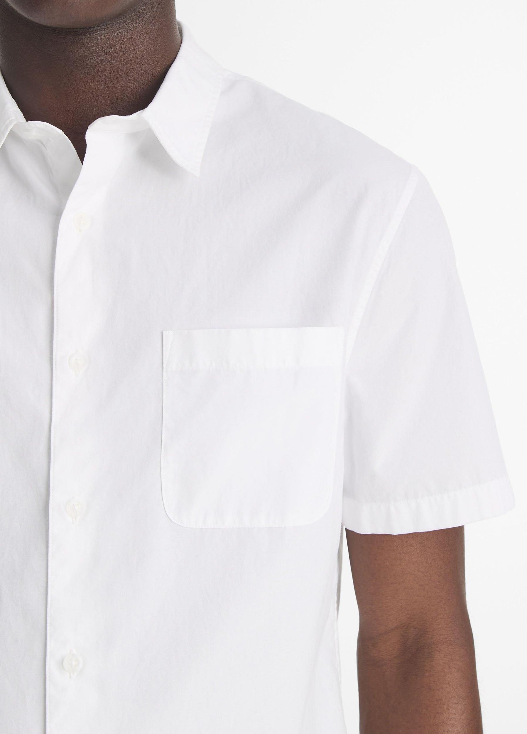 Garment Dye Cotton Poplin Button-Front Shirt Product Image