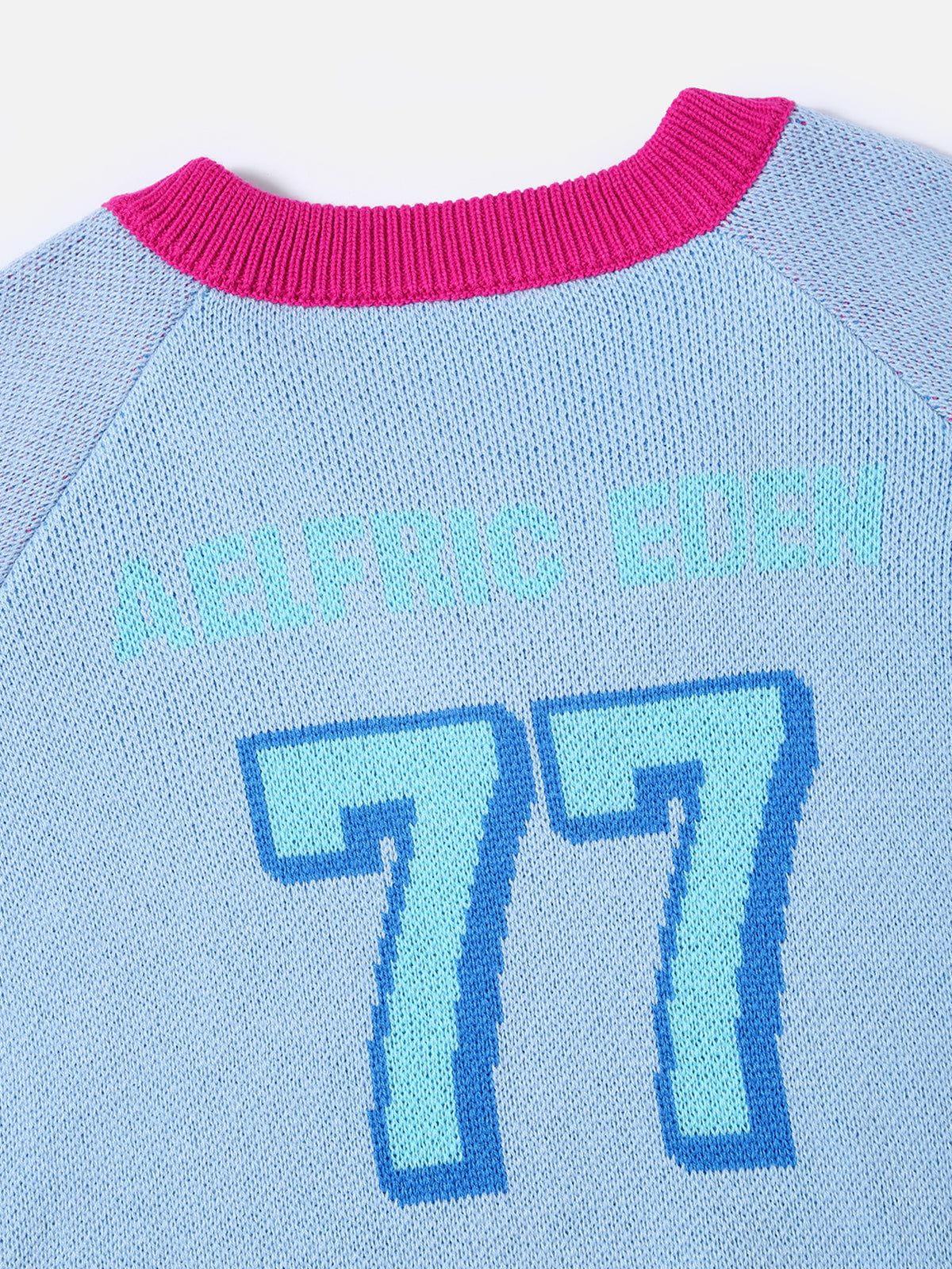 Aelfric Eden V-neck Make Waves Knit Jersey Female Product Image