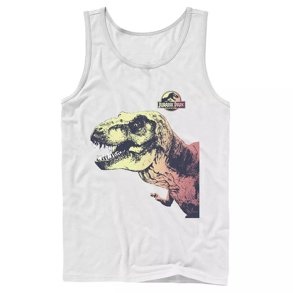 Men's Jurassic Park T-Rex Sunset Color Fil Product Image