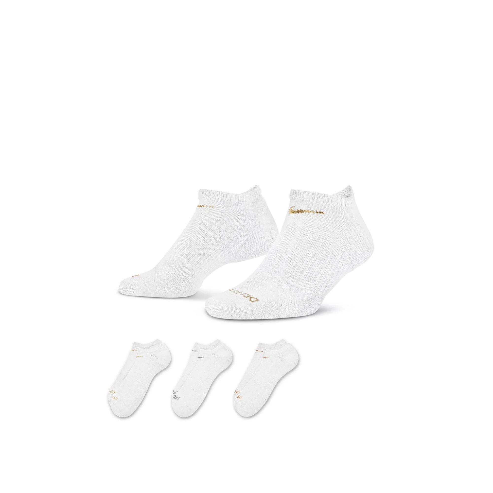 Men's Nike 3-pack Everyday Plus Cushion No-Show Training Socks,  Product Image