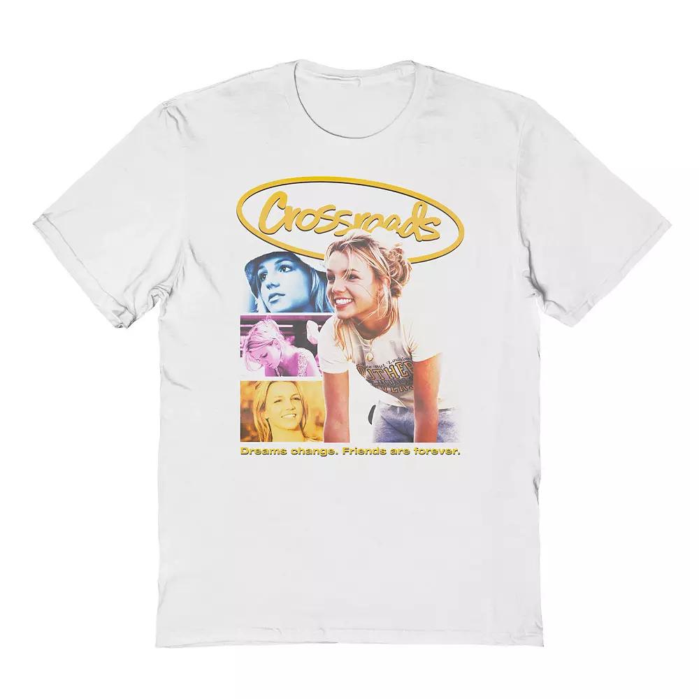 Men's Britney Spears Crossroads Movie Poster Graphic Tee, Size: Large, White Product Image
