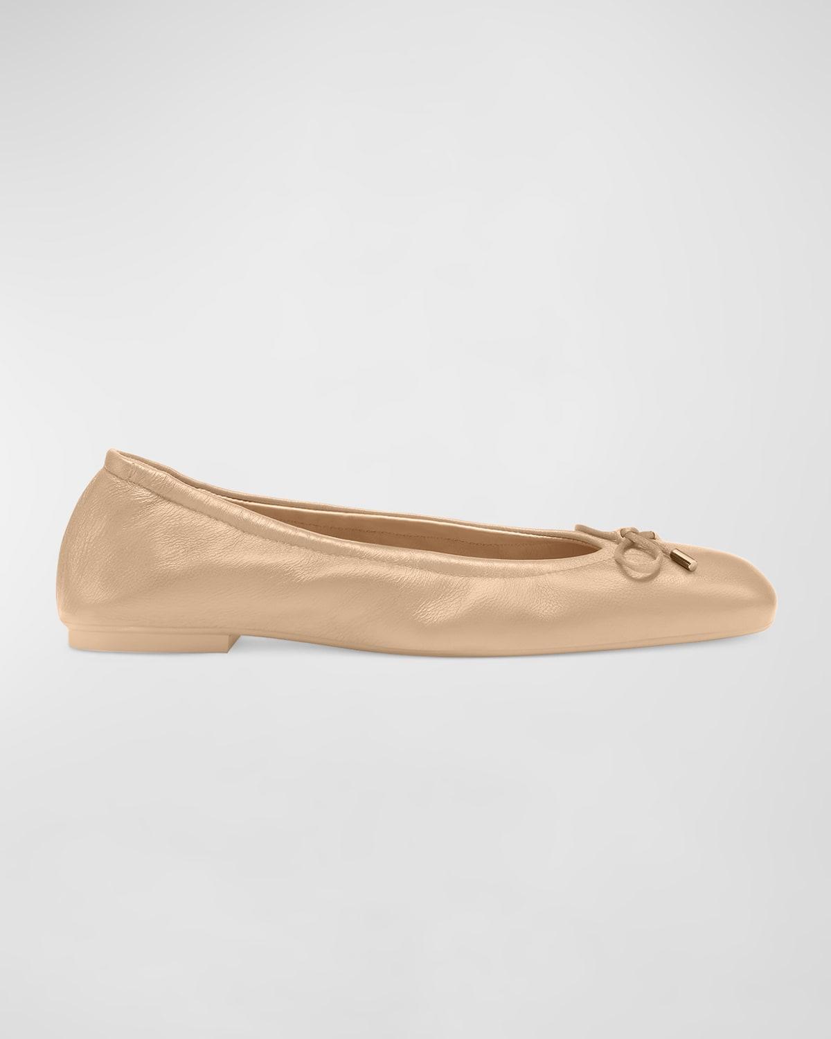 Bardot Lambskin Bow Ballerina Flats Product Image