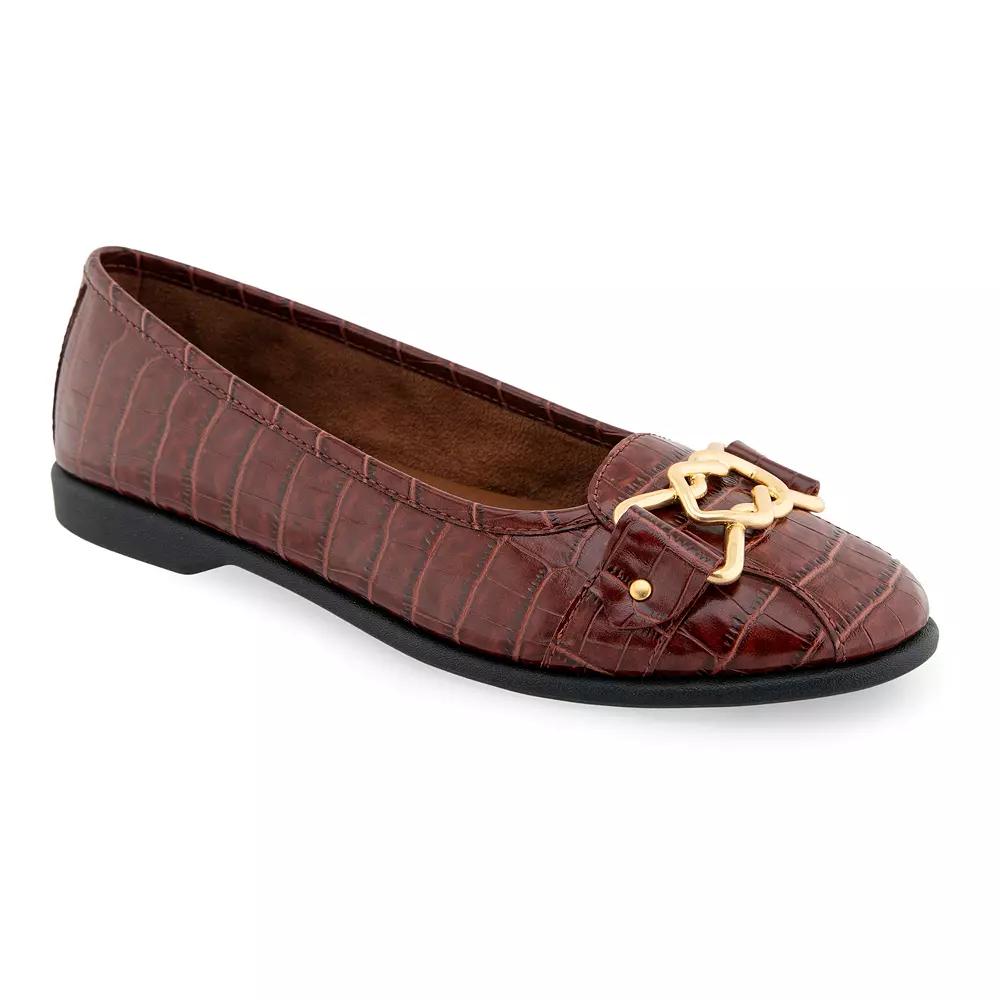 Aerosoles Bia Women's Leather Ballet Flats,  Product Image