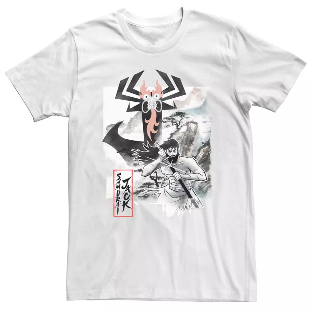 Mens Cartoon Network Samurai Jack Aku Watercolor Tee Product Image