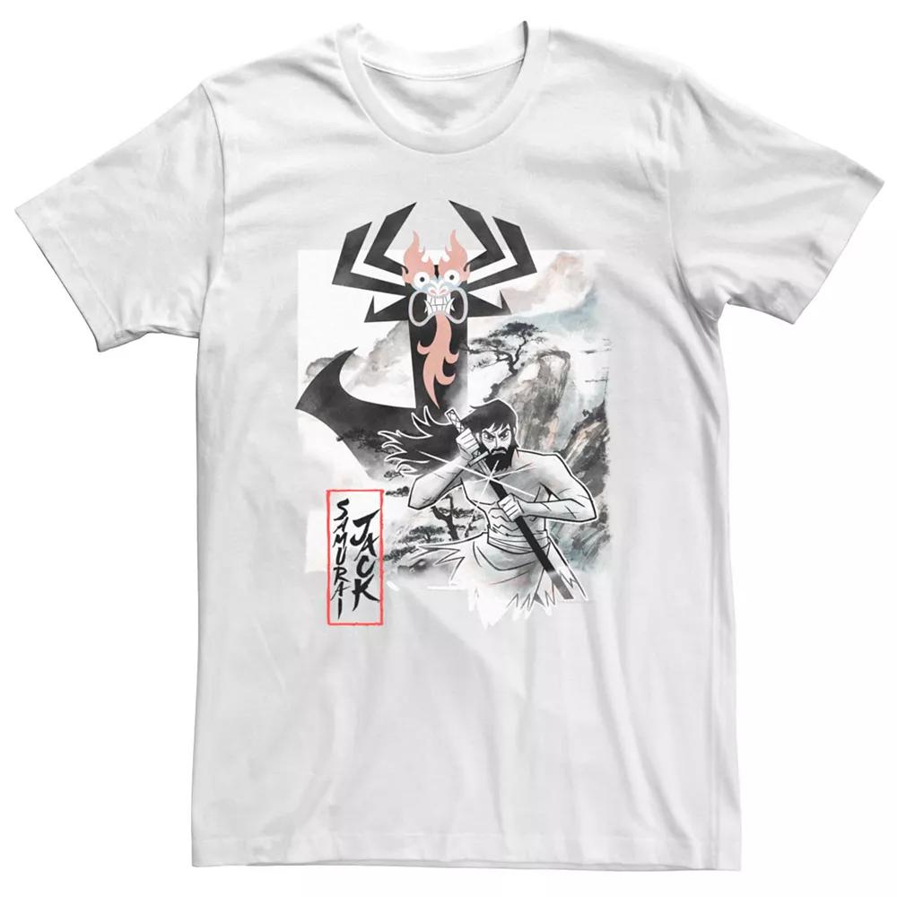 Mens Cartoon Network Samurai Jack Aku Watercolor Tee Product Image