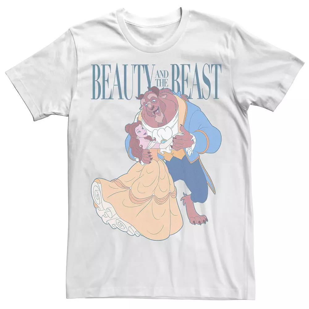 Big & Tall Disney Beauty And The Beast Belle And Beast Classic Portrait Tee, Men's,  Product Image