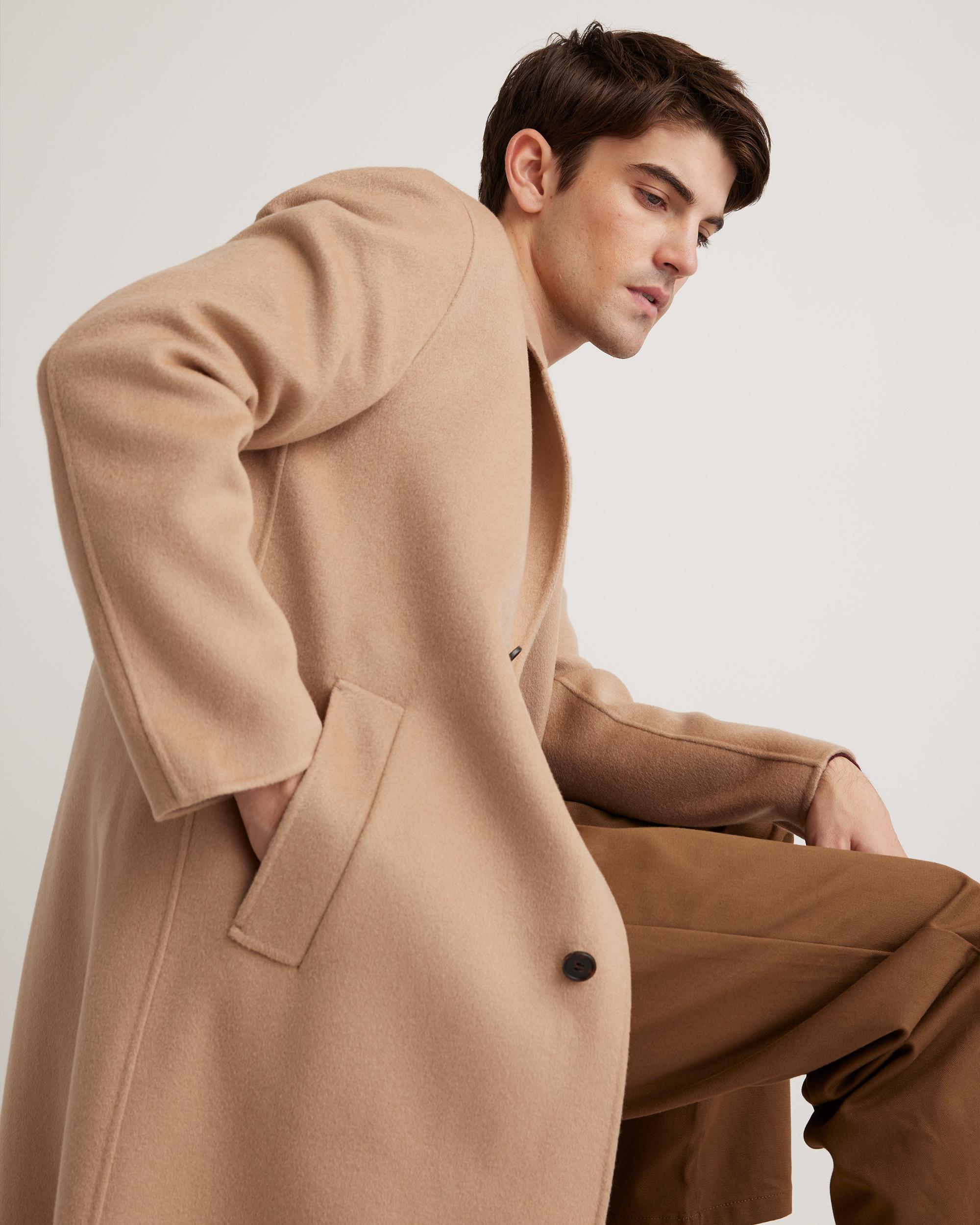 Quince | Men's 100% Mongolian Cashmere Double-Faced Overcoat Product Image