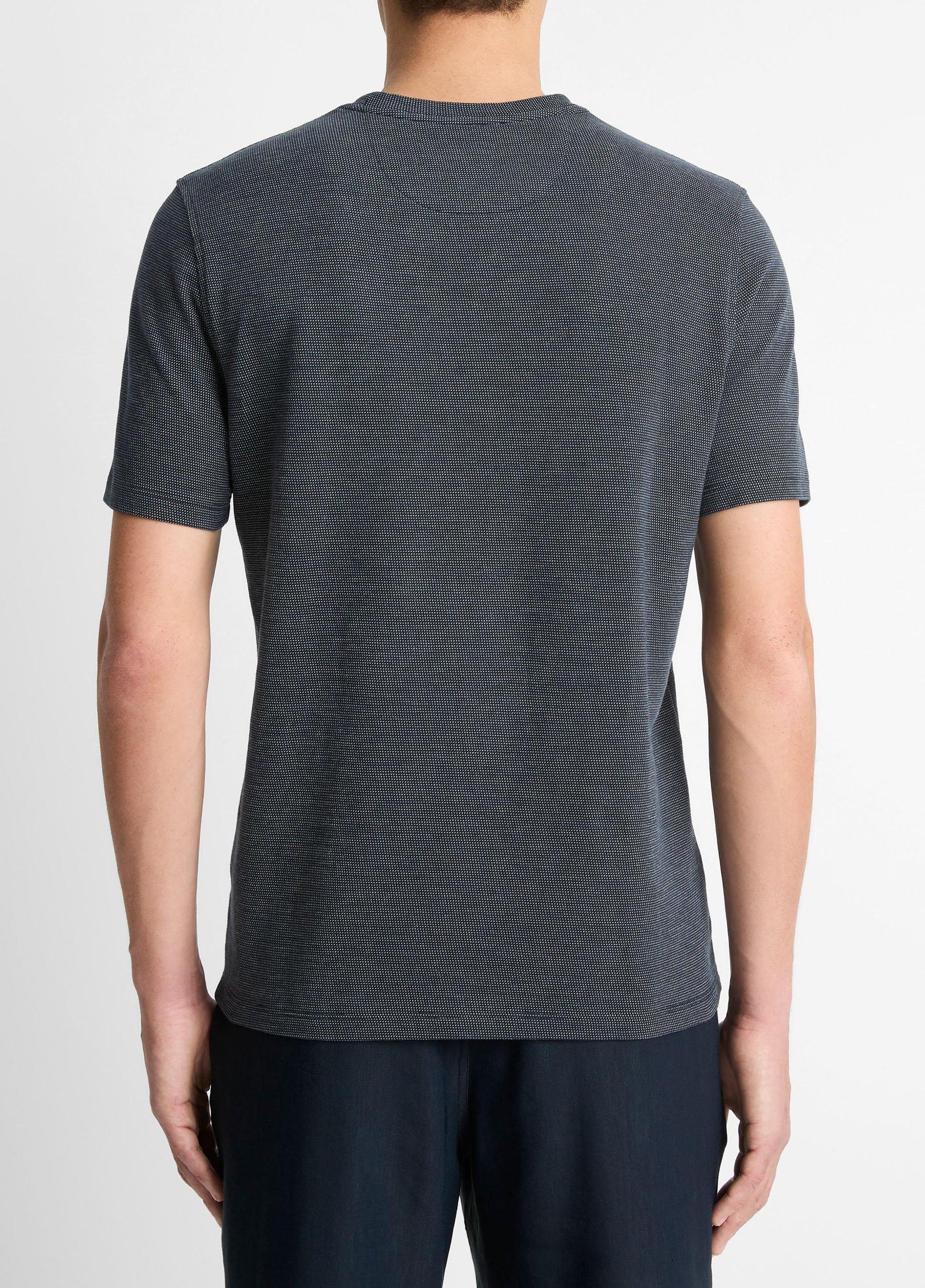 Birdseye Jacquard Pima Cotton T-Shirt Product Image