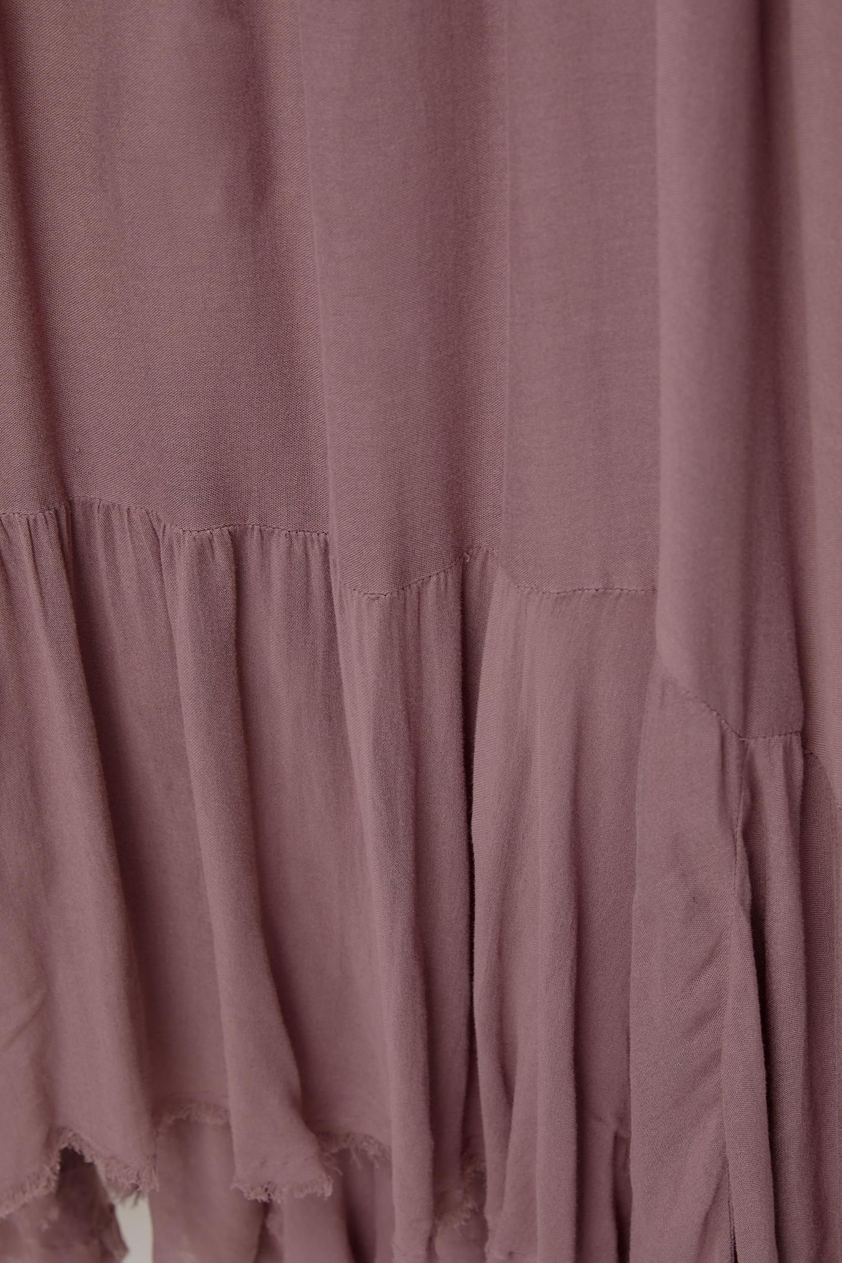 Midi dress with ruffled hem Product Image