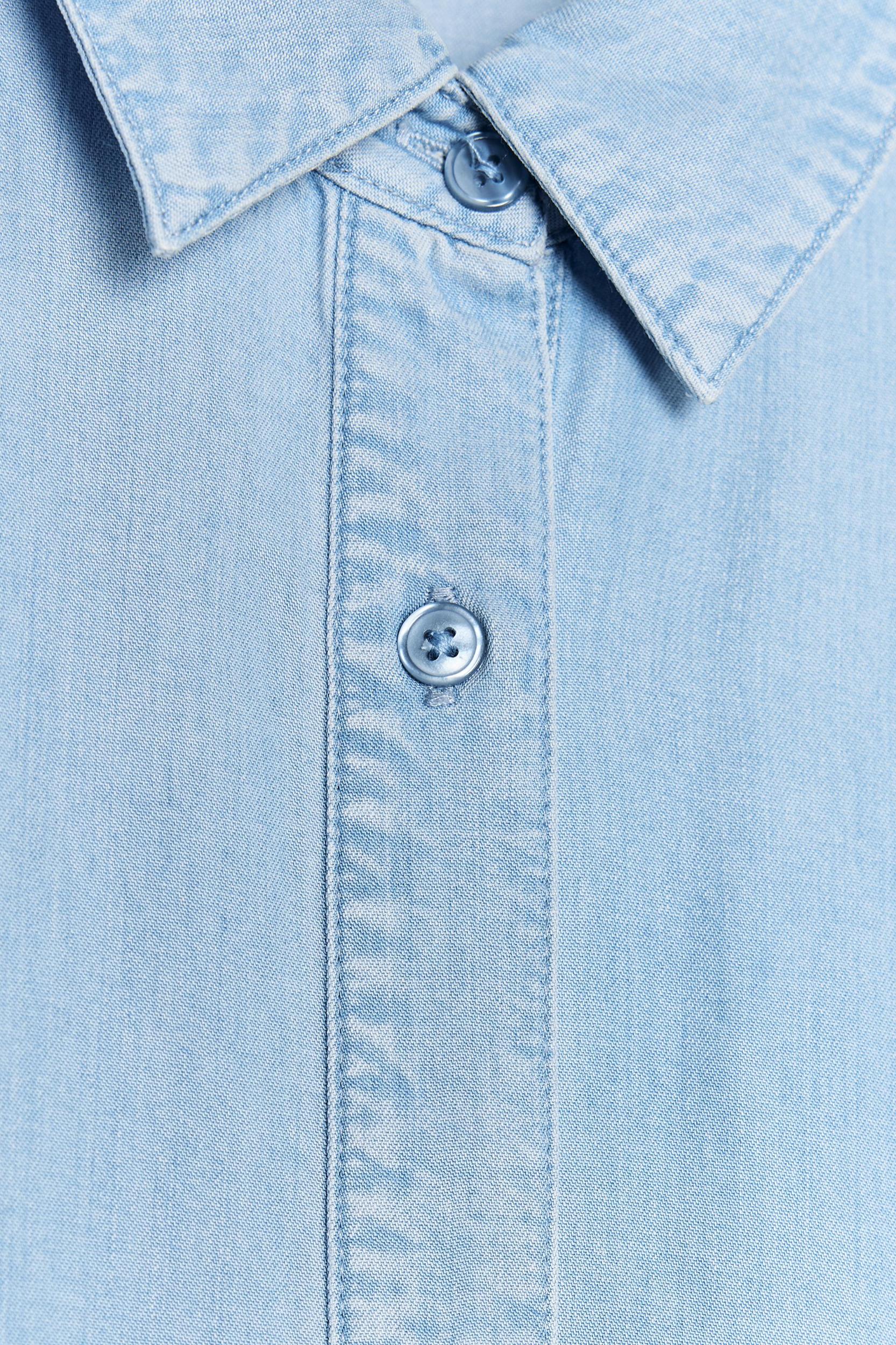 SHORT FLOWY TRF DENIM JUMPSUIT Product Image