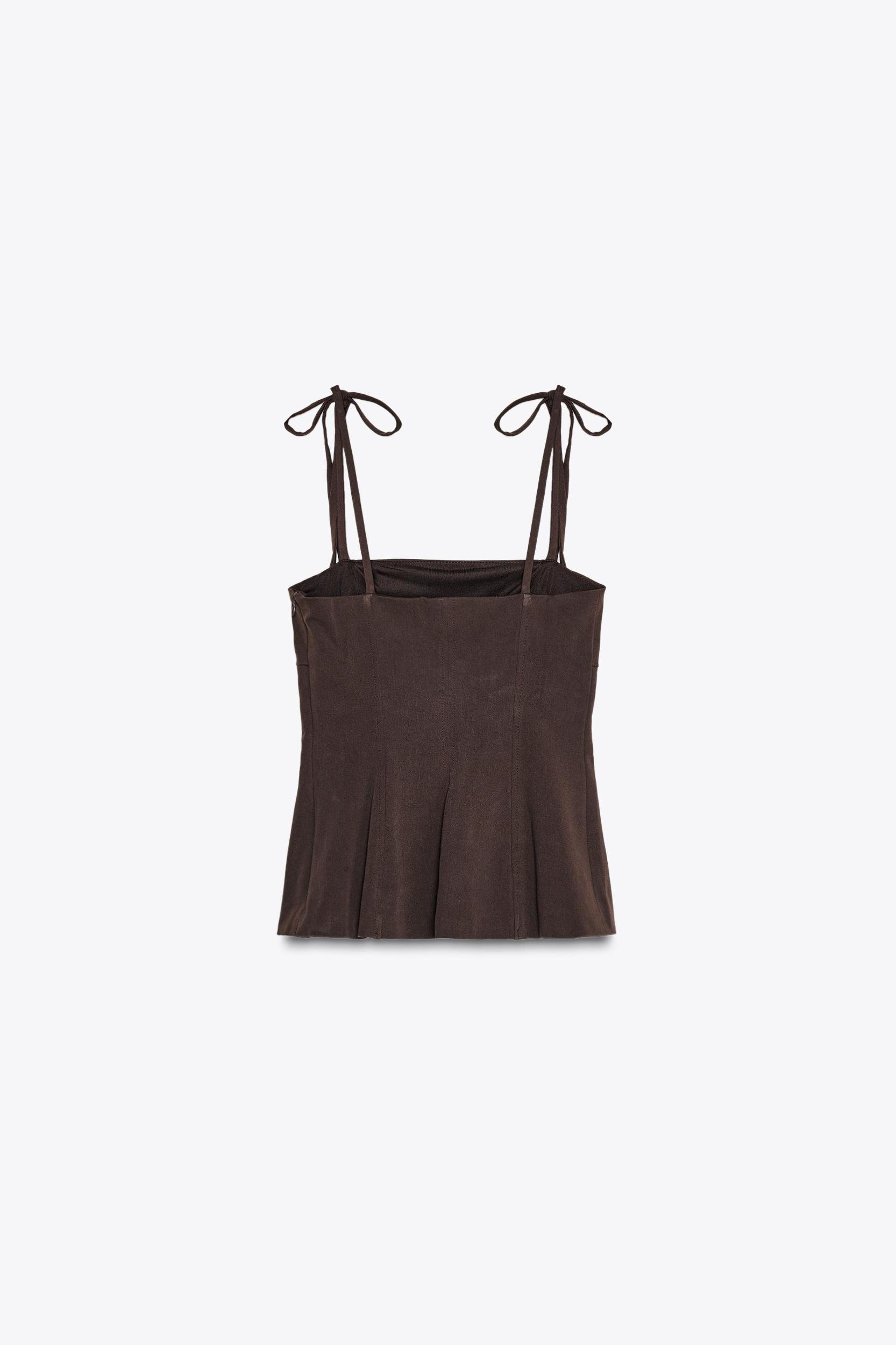STRETCH TOP WITH BOWS Product Image