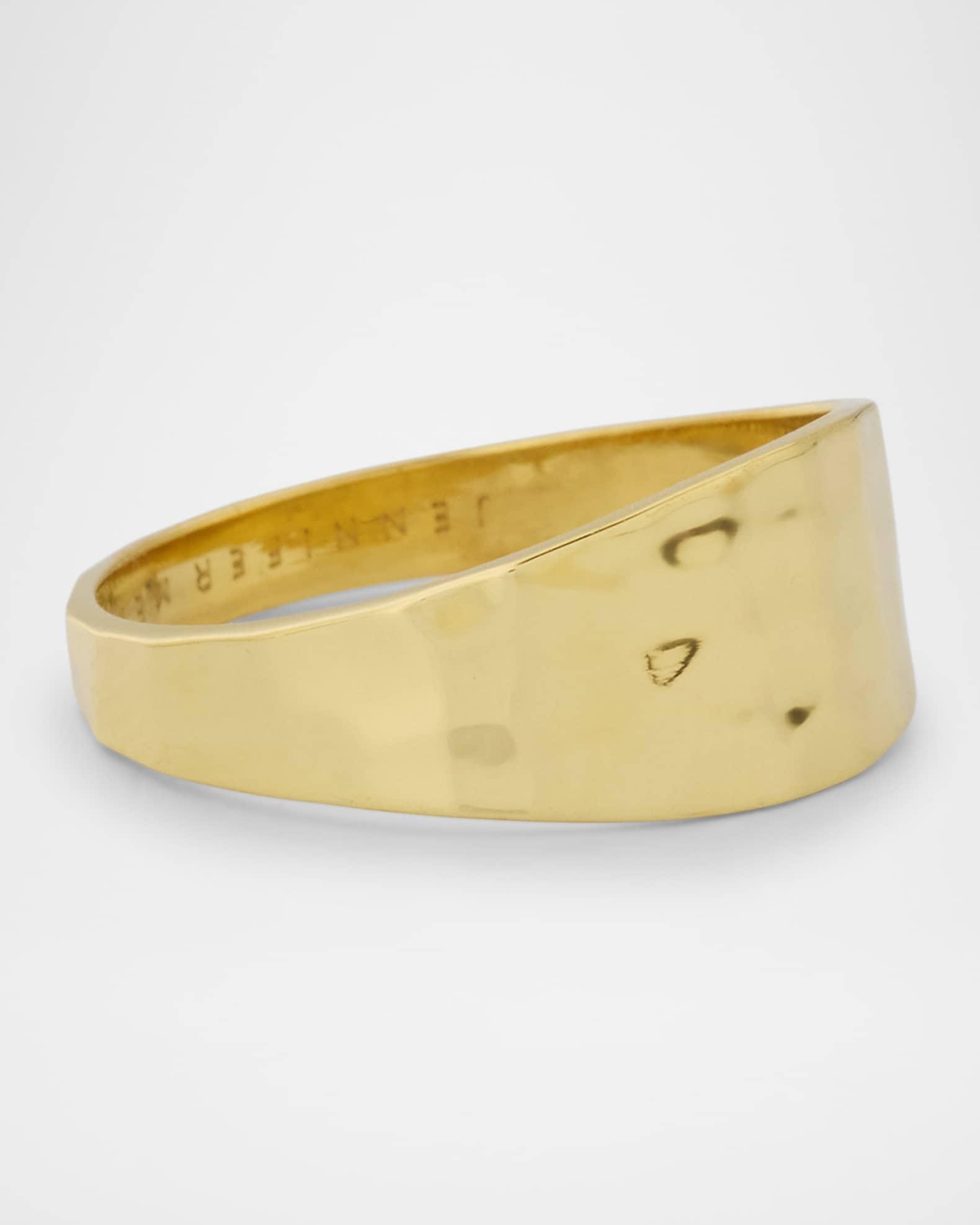 Tapered Hammered Ring Product Image
